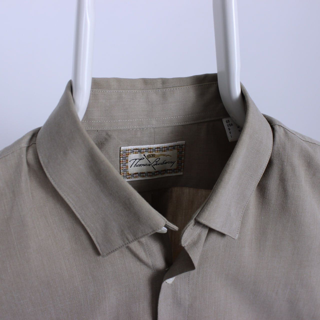 Burberry Vintage Thomas Burberry Long Sleeve Shirt Size US M / EU 48-50 / 2 - 3 Thumbnail