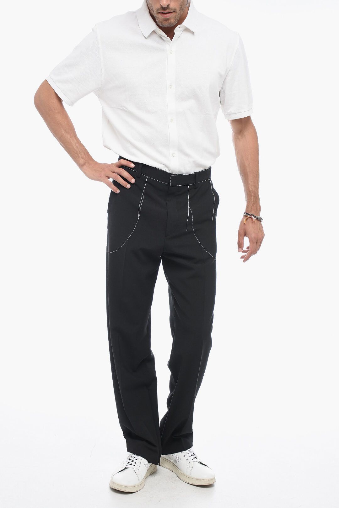 Off-White og1mm0824 Tailoring Pant in Black Size US 30 / EU 46 - 3 Thumbnail