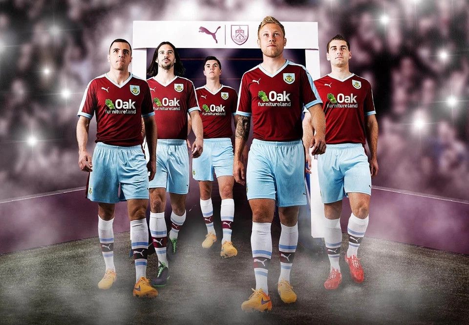 All Sport × Puma BURNLEY 2015 2016 HOME FOOTBALL SHIRT SOCCER JERSEY Size US L / EU 52-54 / 3 - 9 Thumbnail