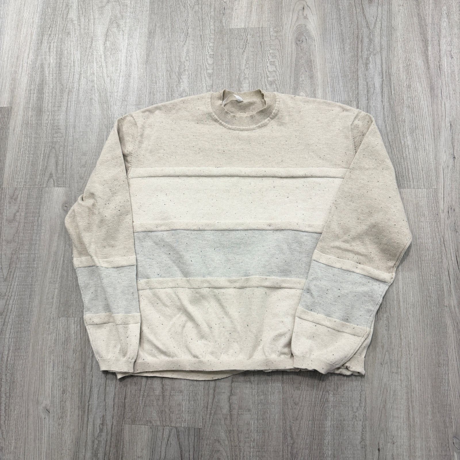 Kuhl Kuhl Valencia Sweater Women's Large Stone Beige Striped Size L / US 10 / IT 46 - 1 Thumbnail