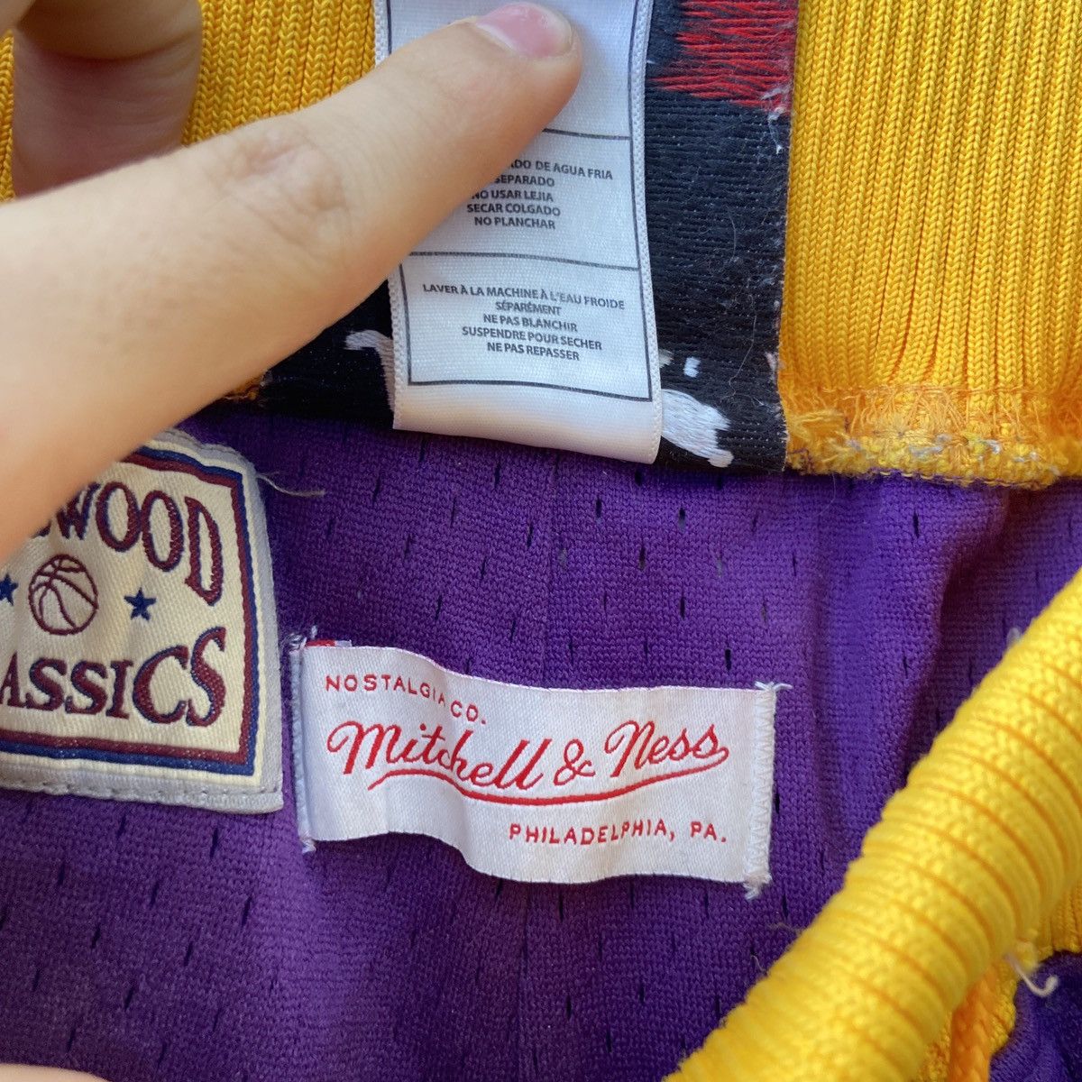 Just Don Just Don Lakers Shorts Size US 34 / EU 50 - 6 Thumbnail