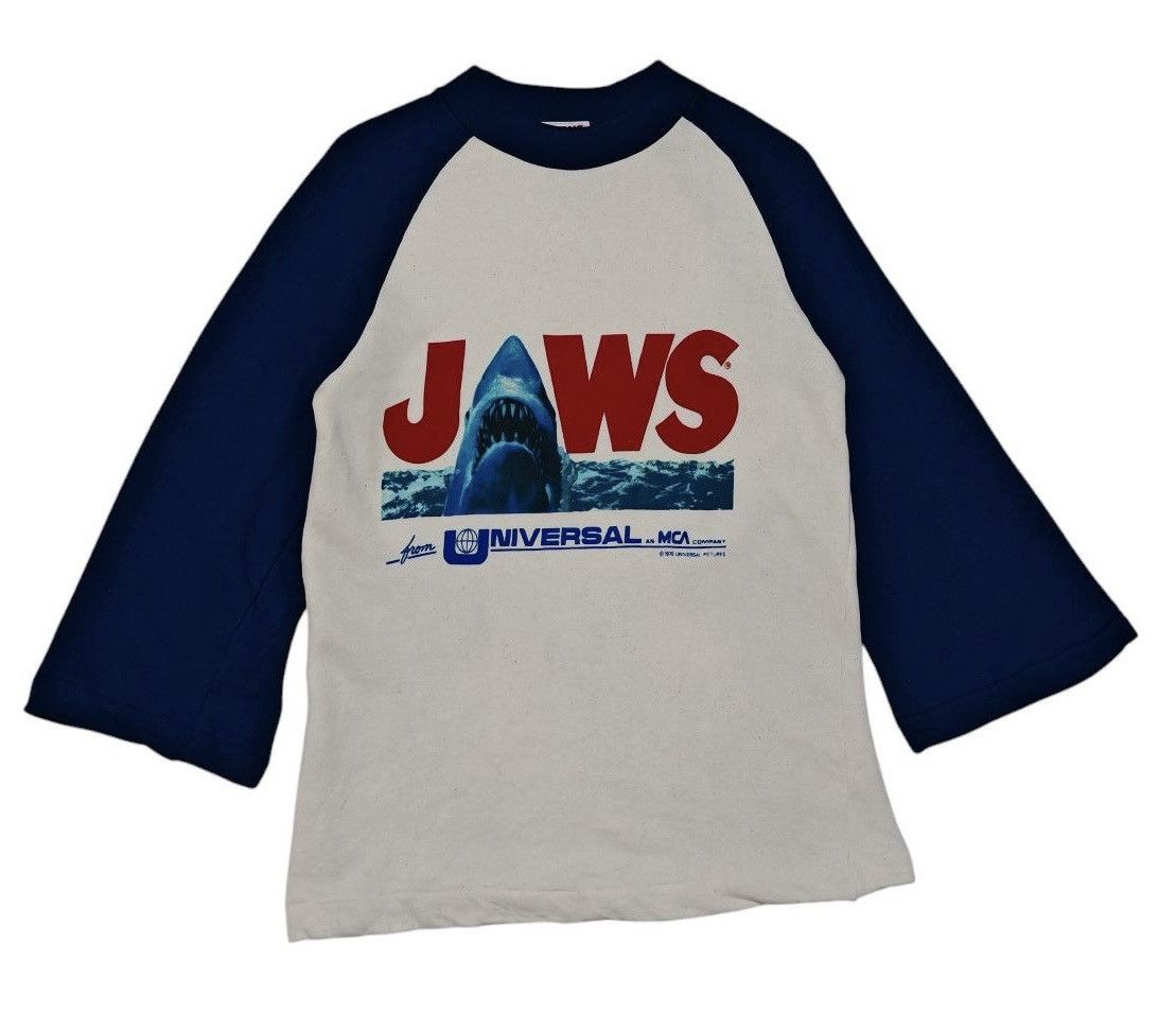 Vintage 1975 Jaws Movie Sweatshirt Size US S / EU 44-46 / 1 - 1 Thumbnail