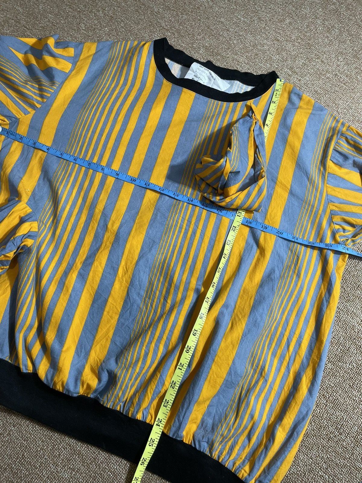Issey Miyake Undefined Nice Design Striped Sweatshirt Size US M / EU 48-50 / 2 - 11 Thumbnail