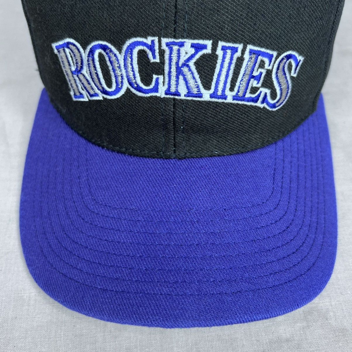 The Game 1990s MLB Colorado Rockies The Game Catch The Fever Snapback Size ONE SIZE - 3 Thumbnail