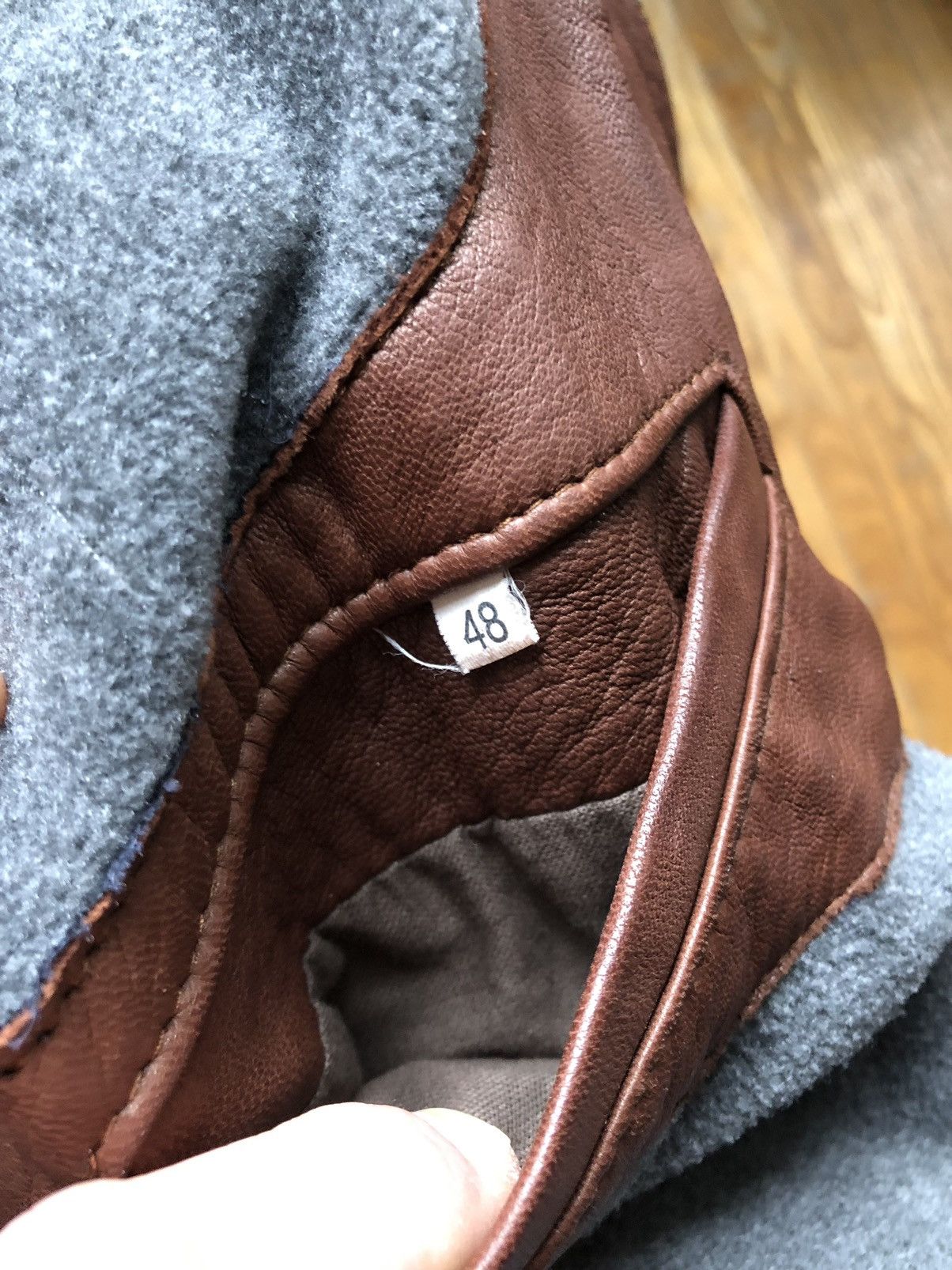 Valentino Vintage Valentino Fleece Lined Leather Coat Size US M / EU 48-50 / 2 - 6 Thumbnail