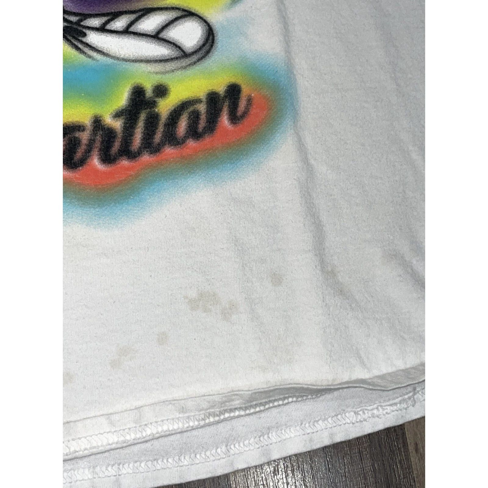 Vintage Marvin The Martian T-Shirt White Medium Mens Short Sleeve 90s Cartoon Looney Tunes Size US M / EU 48-50 / 2 - 3 Thumbnail