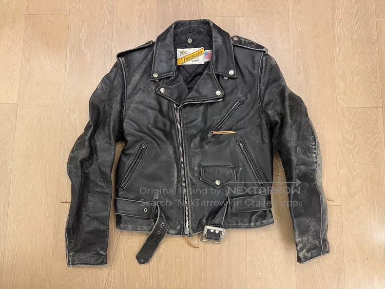 Schott Schott Leather coat Size US L / EU 52-54 / 3 - 1 Thumbnail