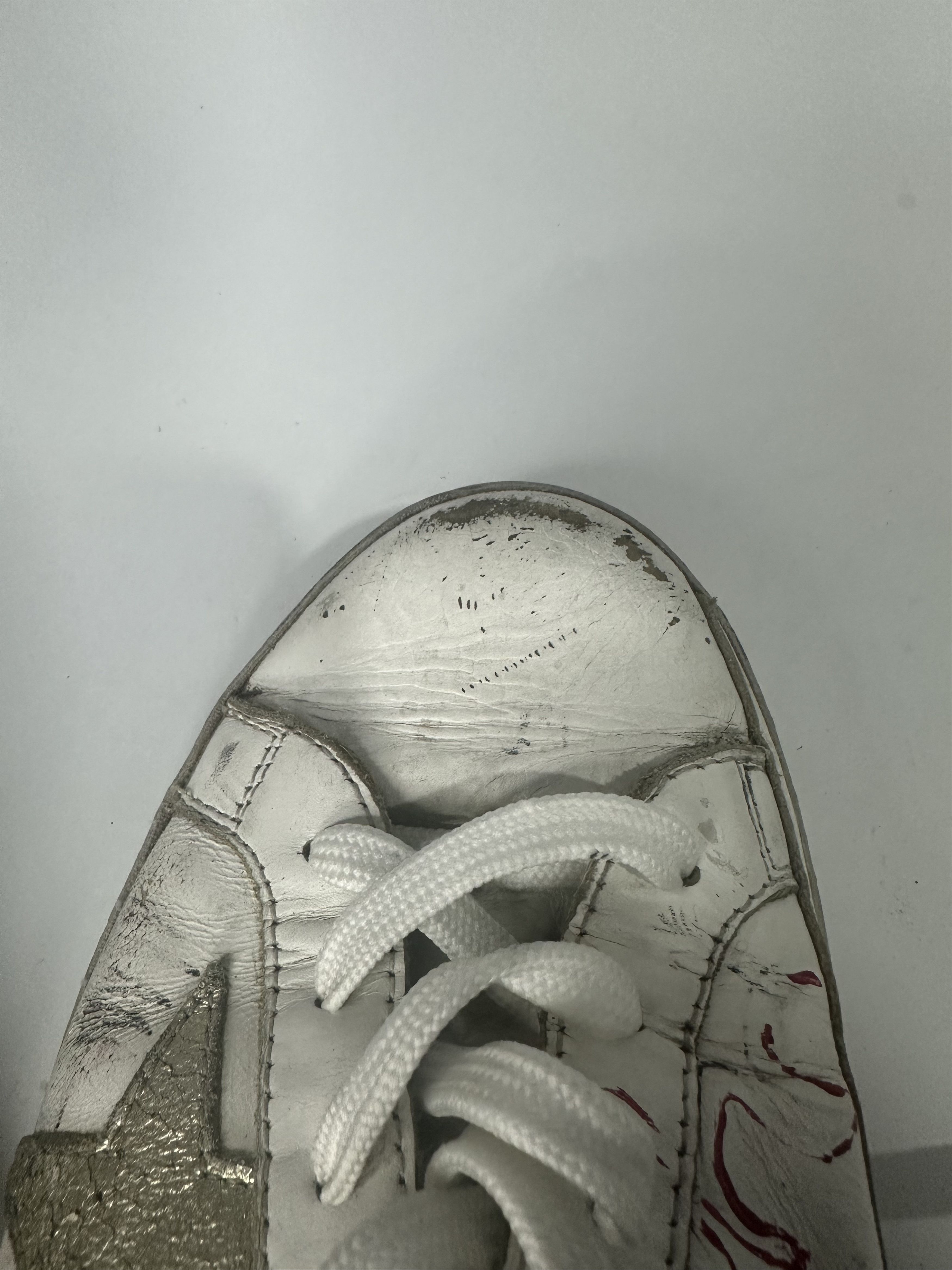 Golden Goose Golden Goose Graffiti Superstar Distressed Leather Sneakers. Size US 7 / EU 40 - 13 Thumbnail