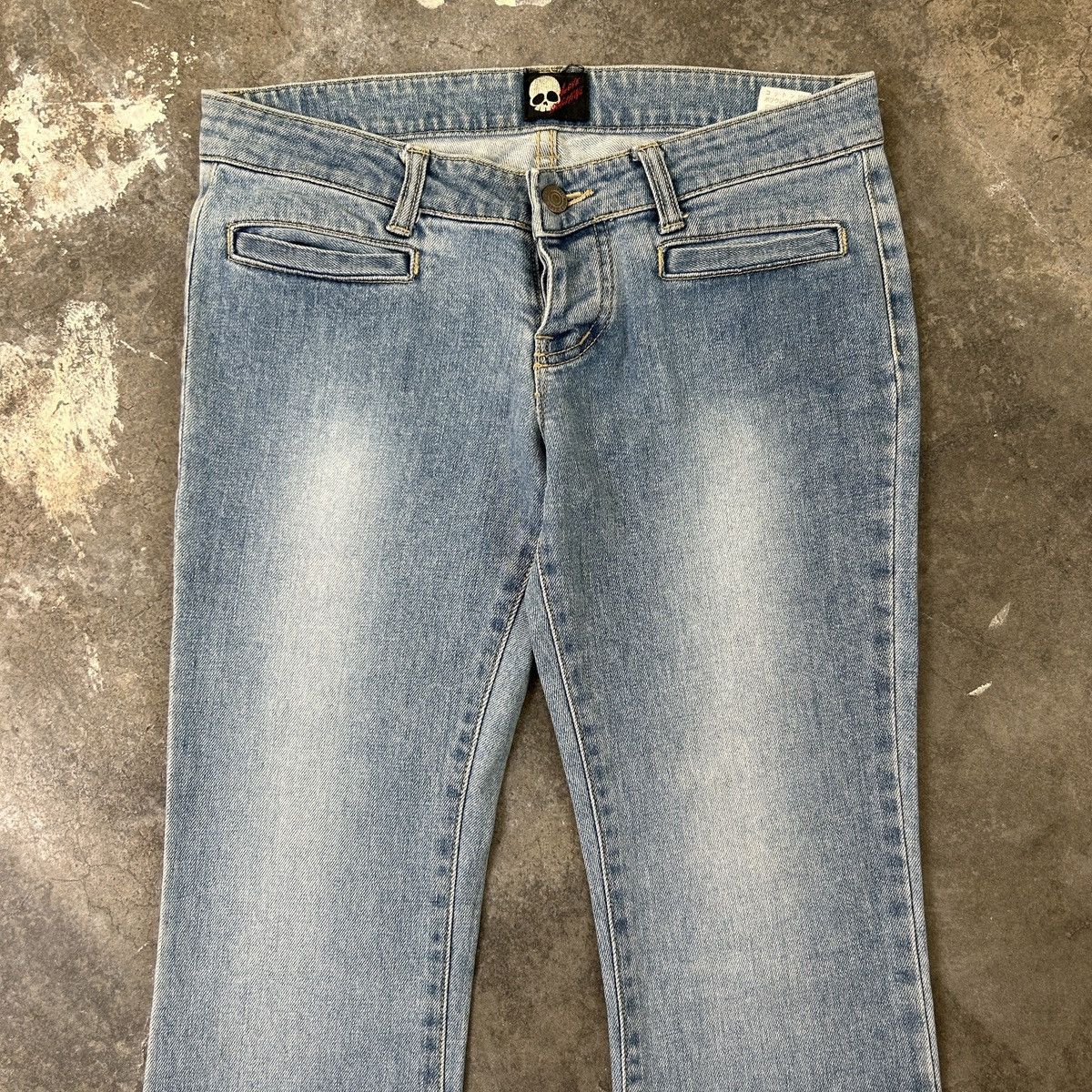 Hysteric Glamour × Japanese Brand × Love Machine Y2K Love Machine - Flared Jeans (30x31.2) Size US 30 / EU 46 - 3 Thumbnail