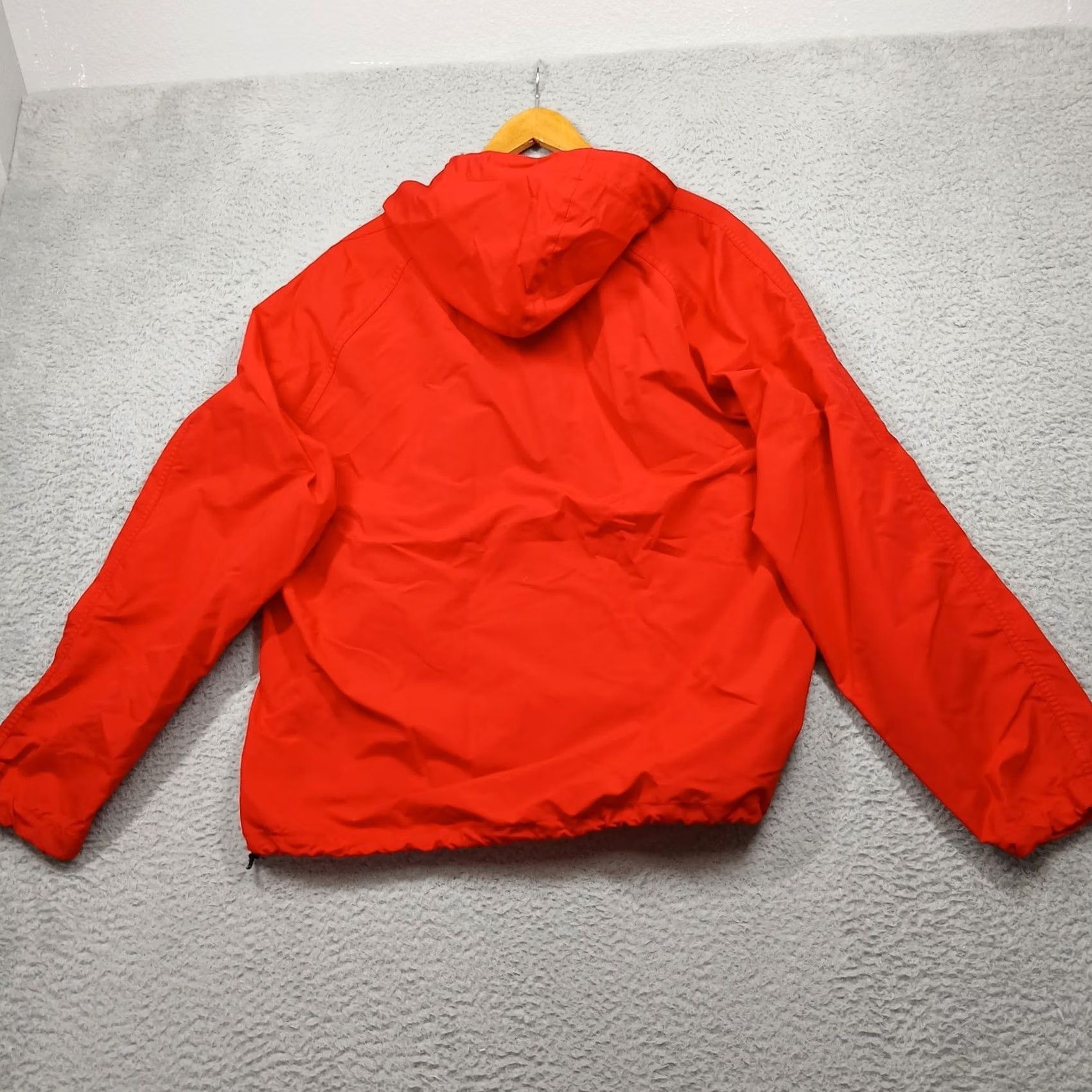 Vintage VINTAGE Woolrich Anorak Jacket Mens L Red Nylon Made in USA Pullover Hooded Zip Drawstring Casual Outer Shell Nylon Size US L / EU 52-54 / 3 - 3 Thumbnail
