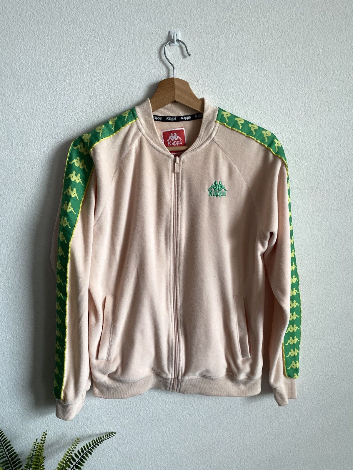 Kappa Kappa Velour Zip Up Track Jacket Size US M / EU 48-50 / 2 - 1 Thumbnail