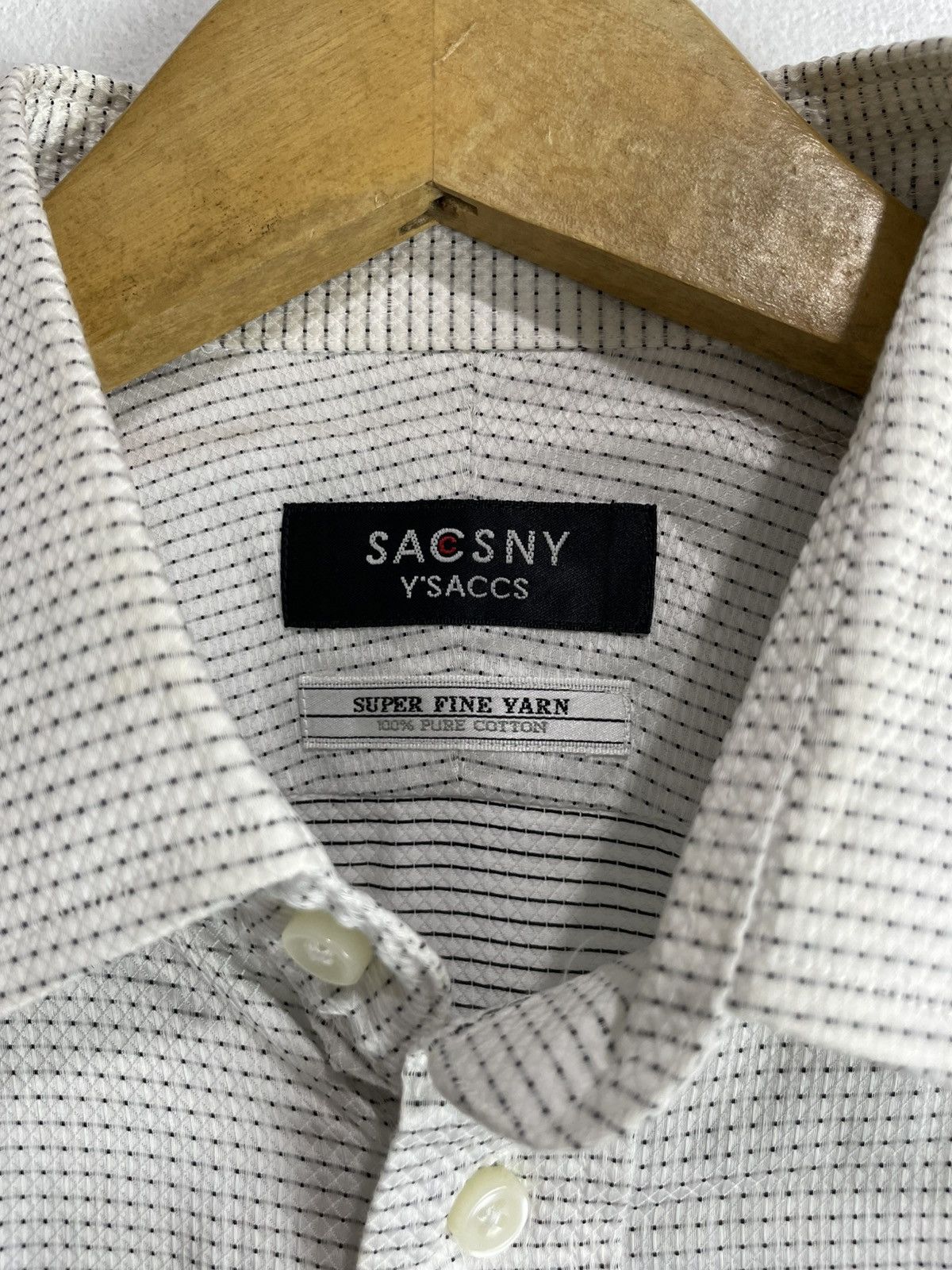 Yohji Yamamoto Y'saccs Yohji Yamamoto Classic Dot pattern shirt Size US L / EU 52-54 / 3 - 2 Thumbnail