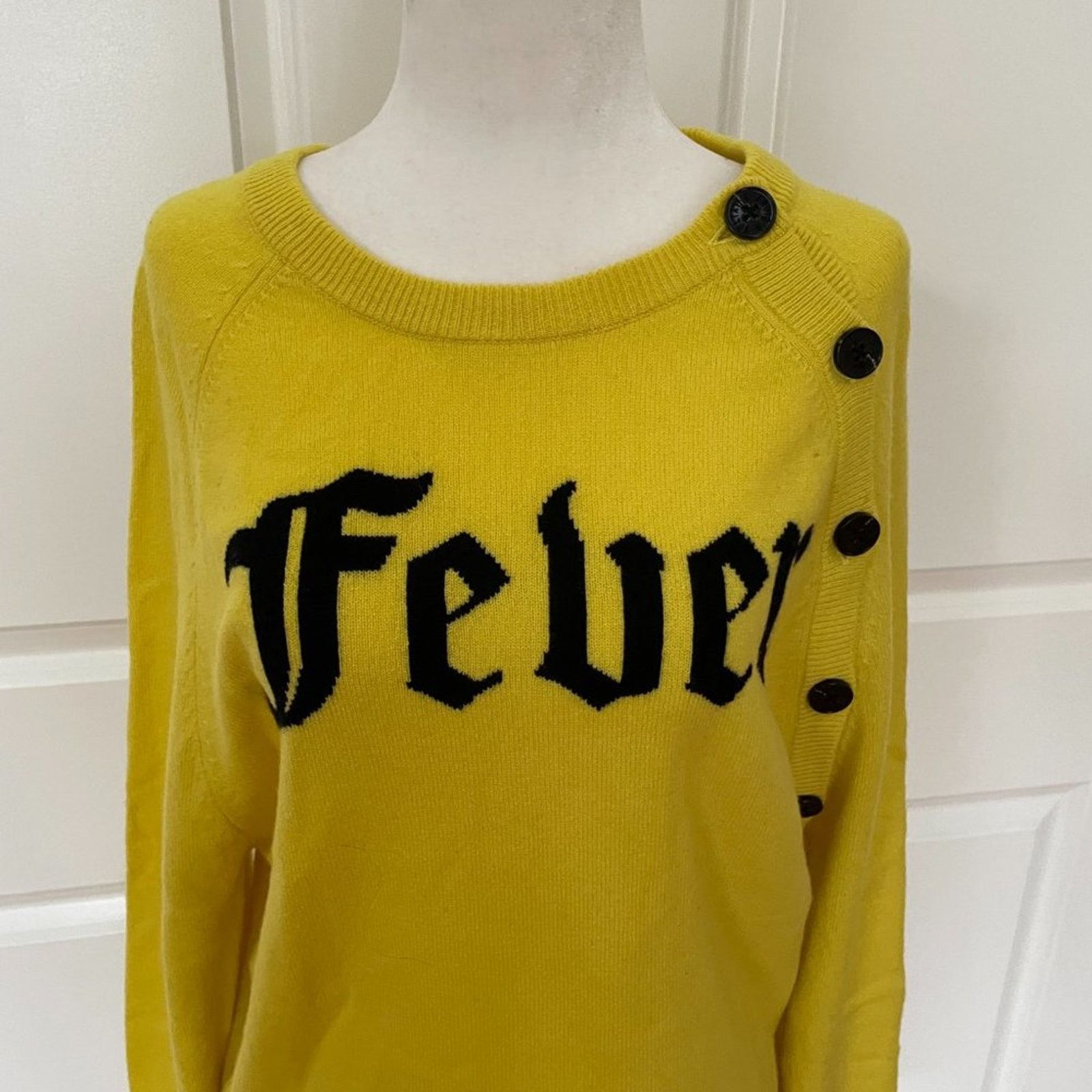 Zadig & Voltaire Justy "Fever" Graphic Cashmere Sweater from Zadig & Voltaire Size S / US 4 / IT 40 - 2 Thumbnail