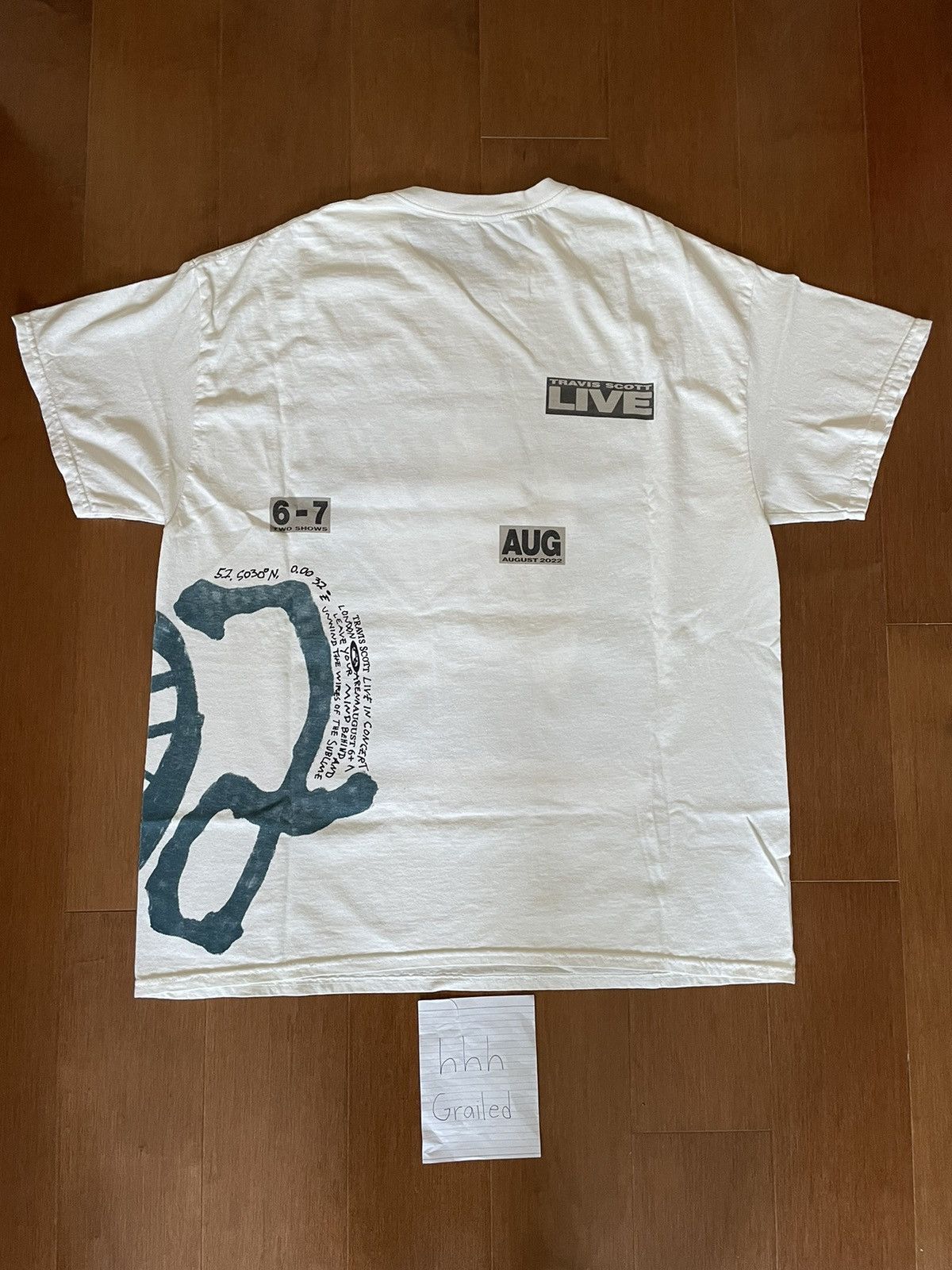 Travis Scott LONDON EXCLUSIVE UTOPIA O2 LIVE TRAVIS SCOTT Size US L / EU 52-54 / 3 - 2 Thumbnail