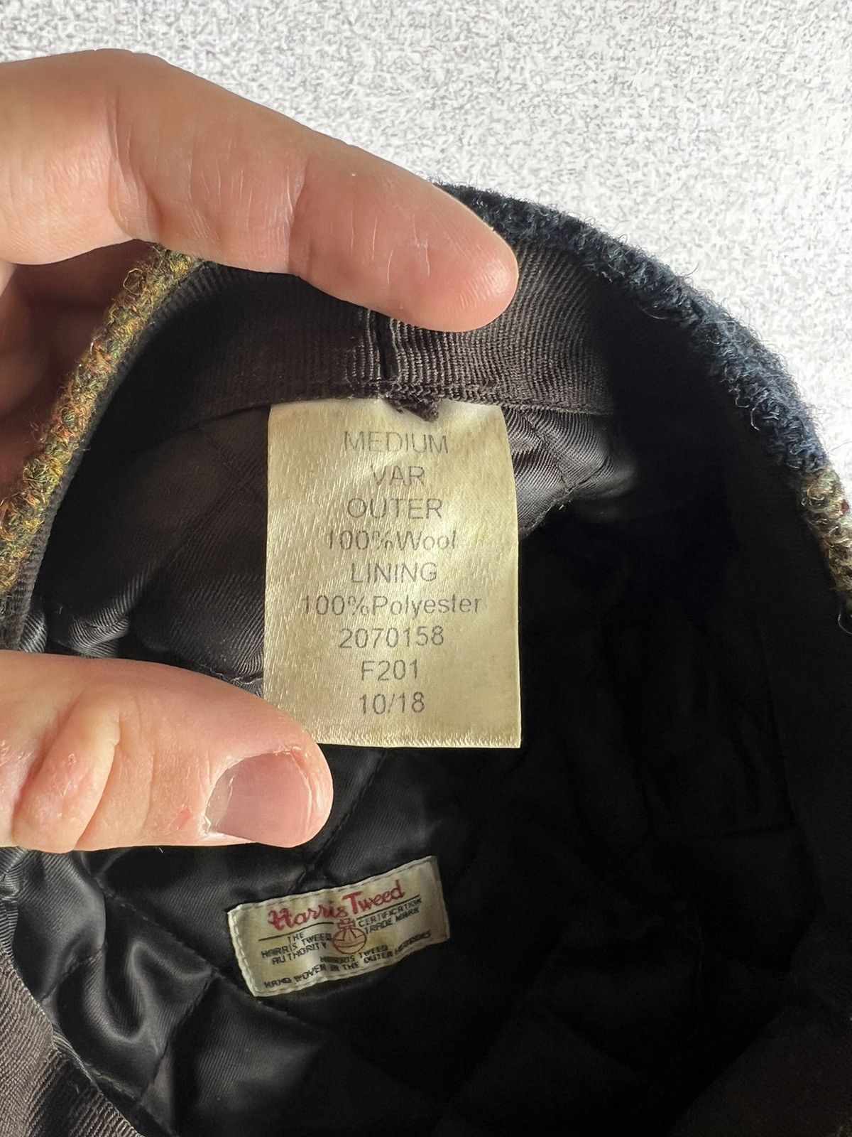 Harris Tweed Vintage Harris Tweed Flat Cap Hat Size ONE SIZE - 9 Thumbnail