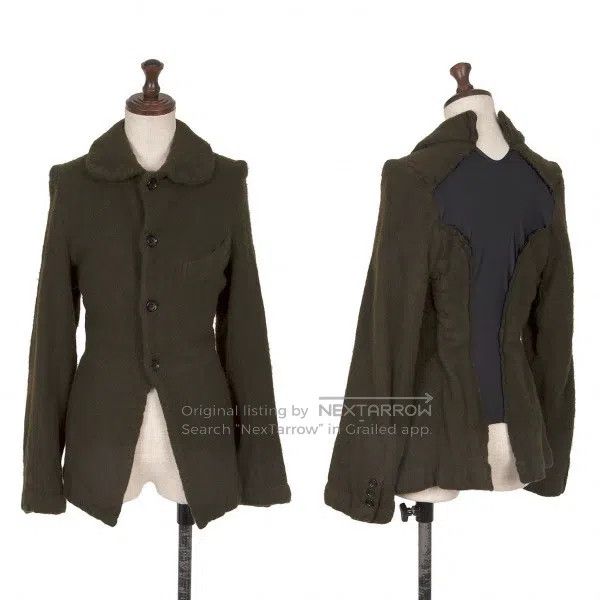 Comme des Garcons Comme des Garcons Green vintage design mandarin collar top Size XS / US 0-2 / IT 36-38 - 1 Thumbnail
