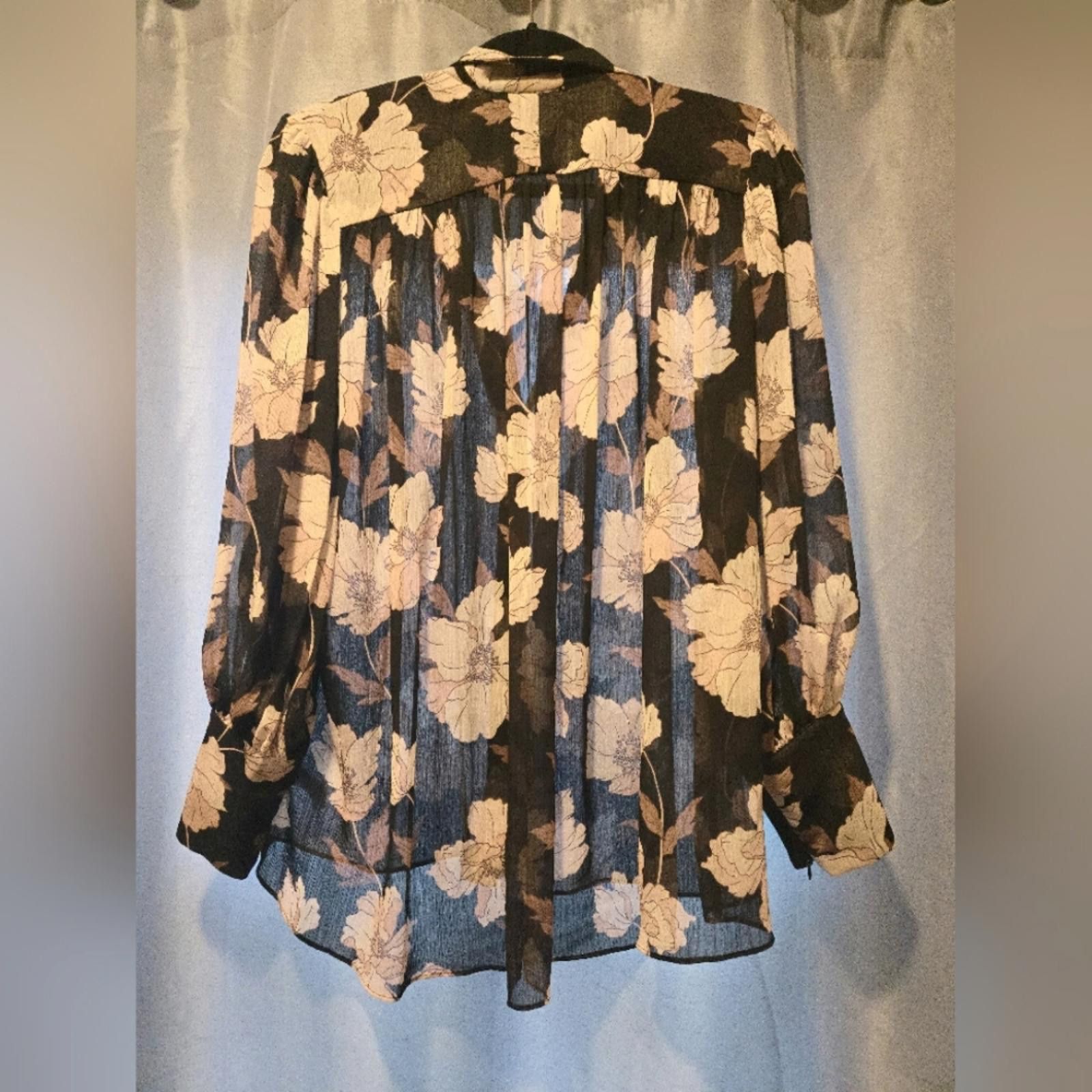 Designer DR2 Floral Blouse Size M / US 6-8 / IT 42-44 - 7 Thumbnail