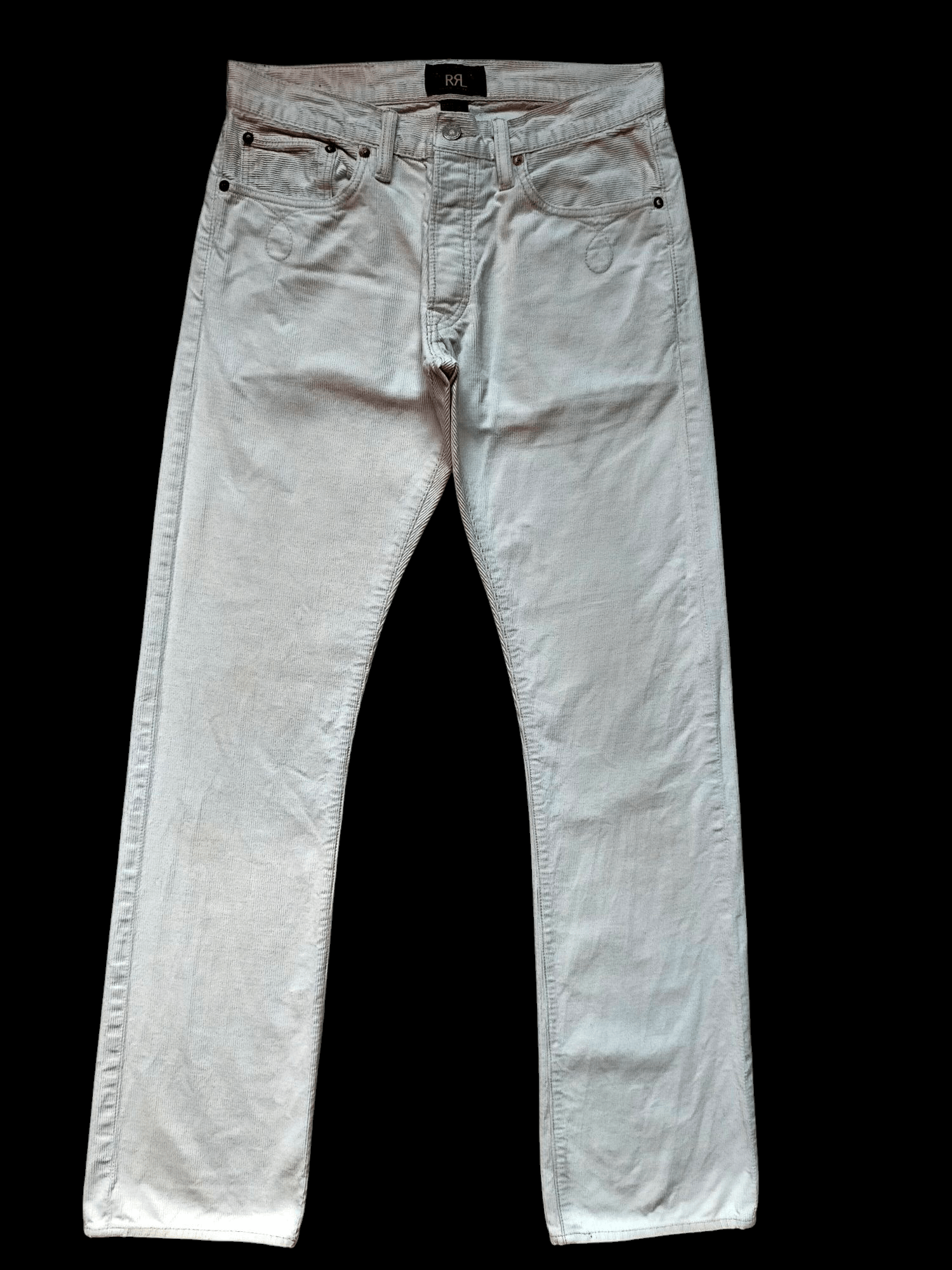 Polo Ralph Lauren RRL Double RL Polo Ralph Lauren White Coudroy Jeans Pants Size US 30 / EU 46 - 3 Thumbnail