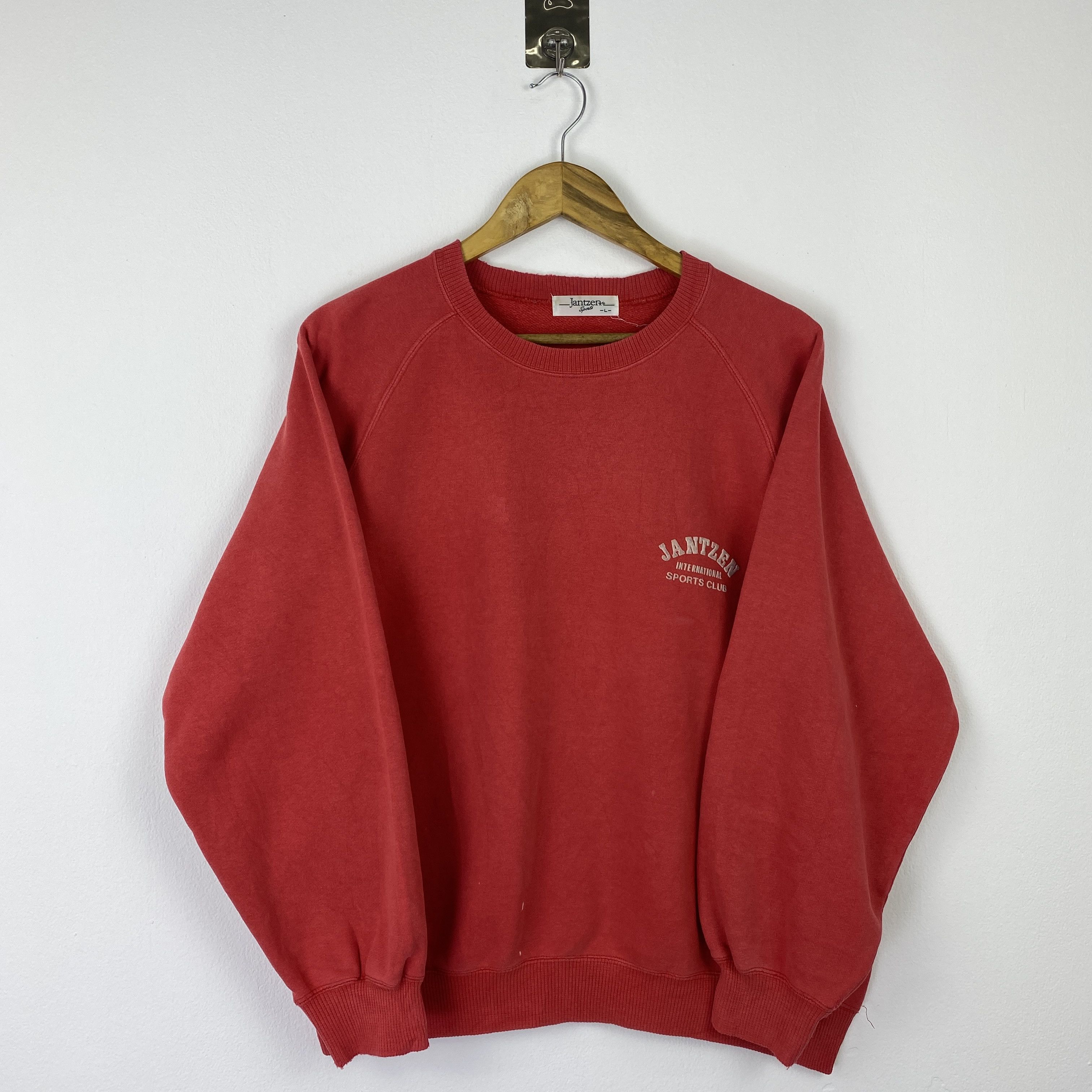 Jantzen Vintage Jantzen Sports Plain Crewneck Sweatshirt SH0485 Size US L / EU 52-54 / 3 - 1 Thumbnail