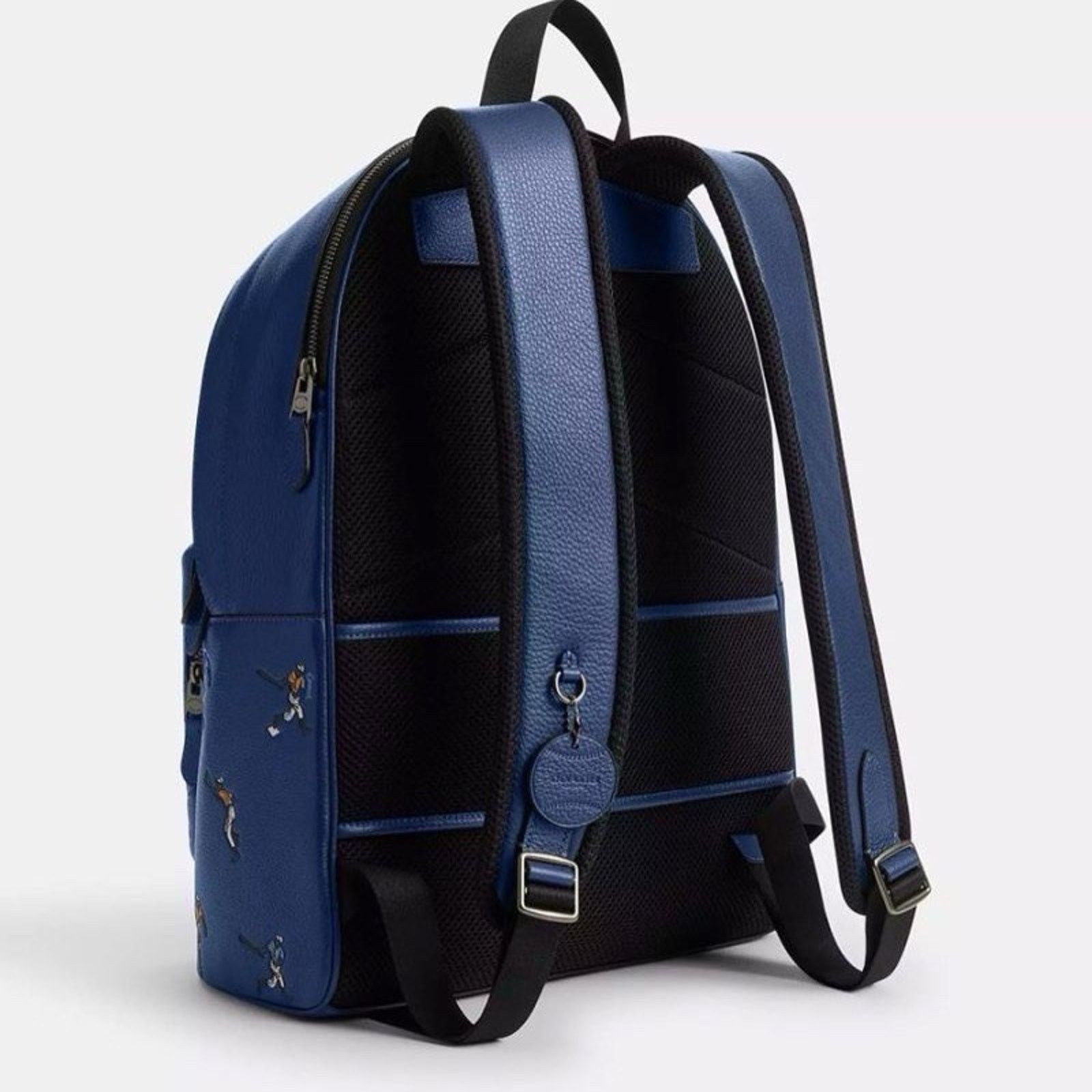 Coach NWT Coach Men’s West Backpack Baseball CAX47 Deep Blue Multi Size ONE SIZE - 8 Thumbnail