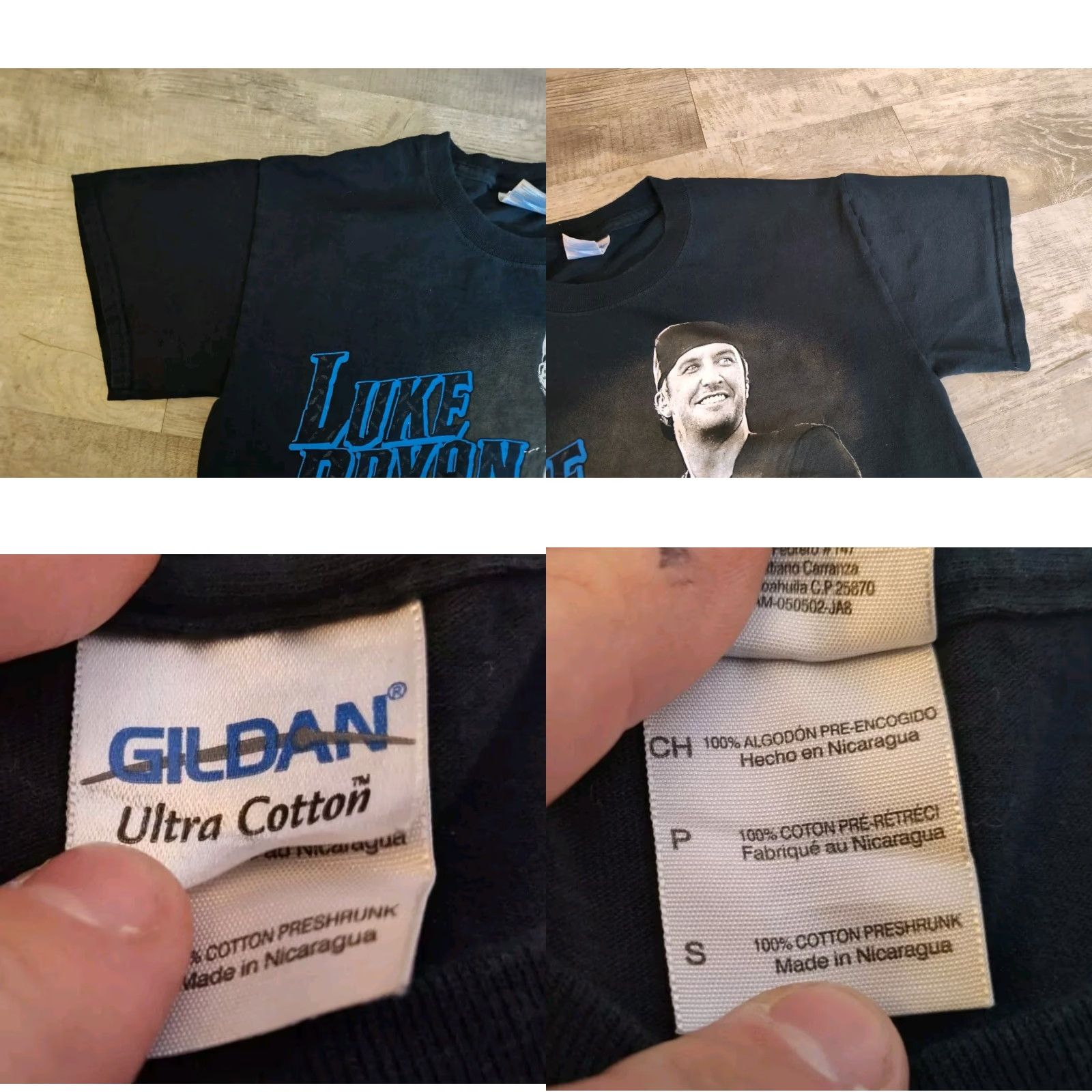 Gildan VINTAGE Luke Bryan Concert Shirt Dirt Road Diaries Tour 2013 Double-Sided Short Sleeve Sz S Black Womens T-Shirt Size S / US 4 / IT 40 - 8 Thumbnail