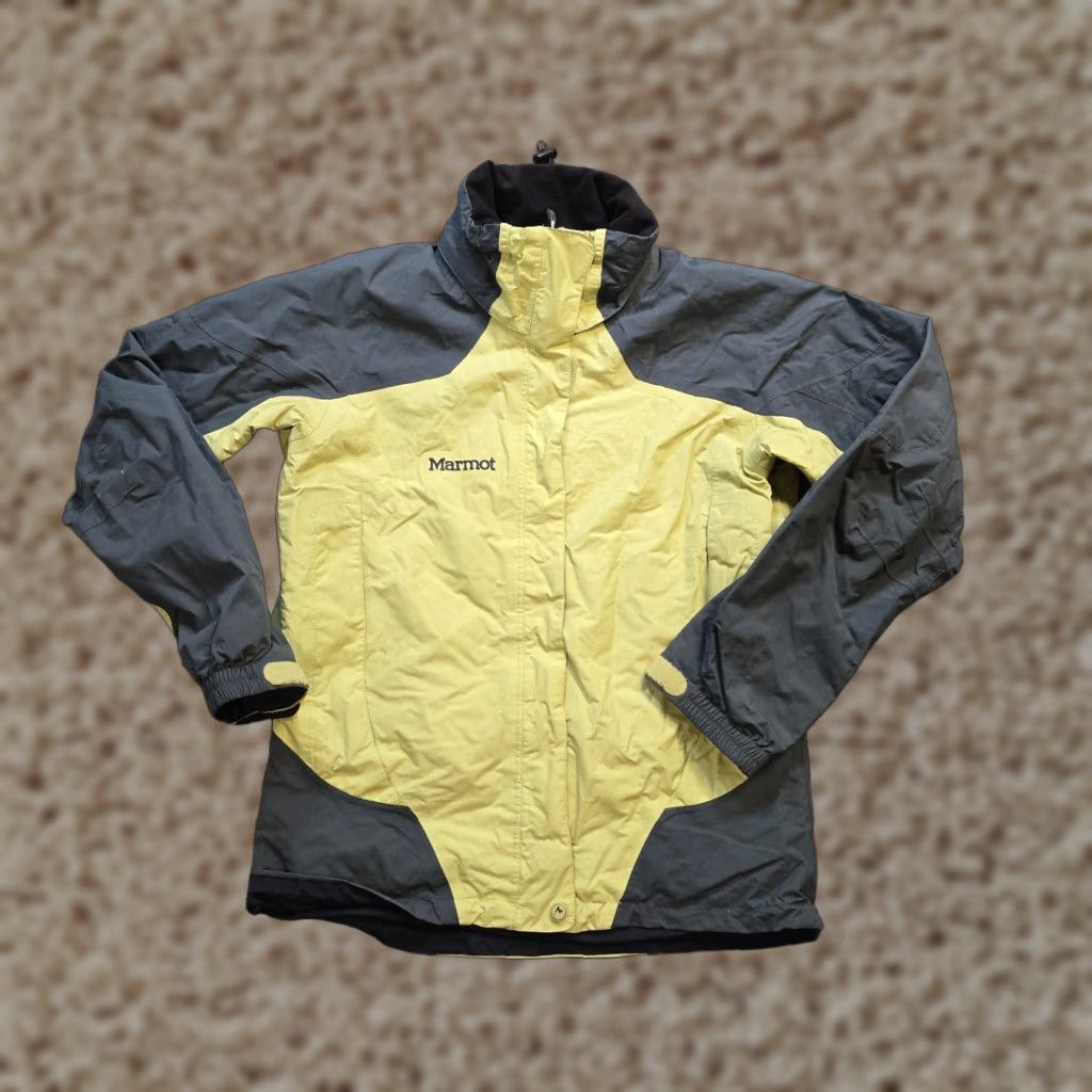 Marmot Marmot Jacket Womens Small Black Nylon Full Zip Outdoor Pocket Windbreaker Mid-Length Jacket Womens Mens Size S / US 4 / IT 40 - 1 Thumbnail
