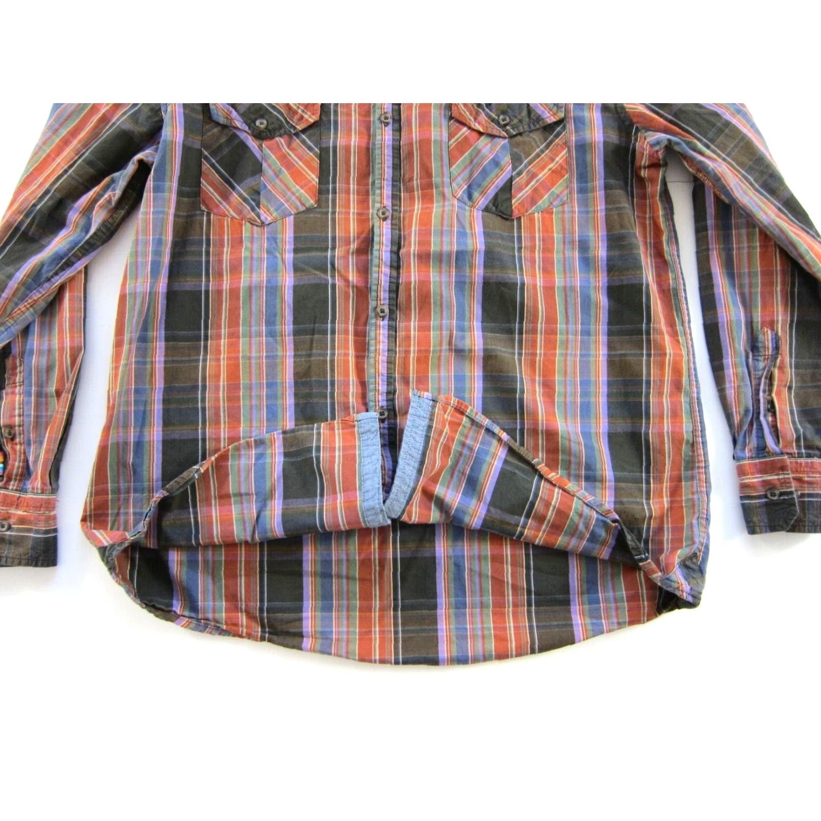 Alexander Julian VINTAGE Colours Alexander Julian Cotton Red Plaid Long Sleeve Button Down Shirt Men XL Size US XL / EU 56 / 4 - 6 Thumbnail