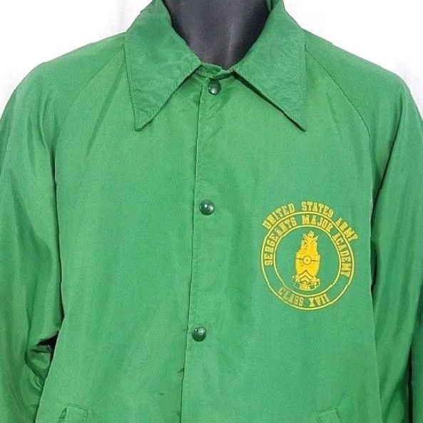 Vintage VINTAGE US Army Sergeants Major Academy Coach Jacket Mens Size Medium 80s Size US M / EU 48-50 / 2 - 2 Thumbnail