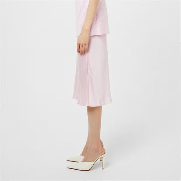Jil Sander o1g2r1mq1024 Midi Skirts in Light Pink Size 27" / US 4 / IT 40 - 4 Thumbnail