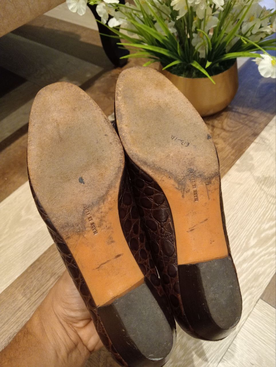 Salvatore Ferragamo SALVATORE FERRAGAMO BOUTIQUE LEATHER SHOES - SIZE 6 Size US 6 / IT 36 - 17 Thumbnail