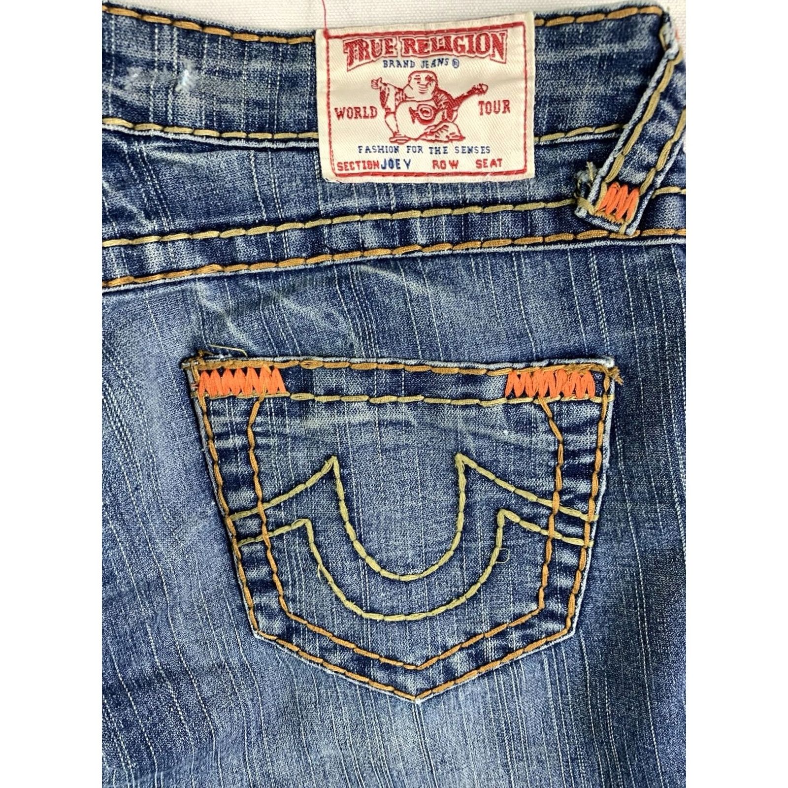 True Religion VINTAGE True Religion Joey Jeans Women's 26 Blue Cotton Denim USA 29x32 Size 26" / US 2 / IT 38 - 2 Thumbnail