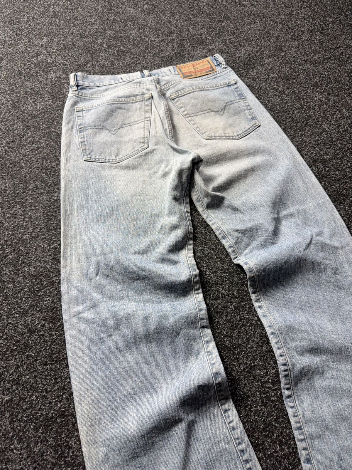 Diesel Vintage Retro Diesel Industry Jeans Made in Italy Light Wash Size US 31 - 15 Thumbnail