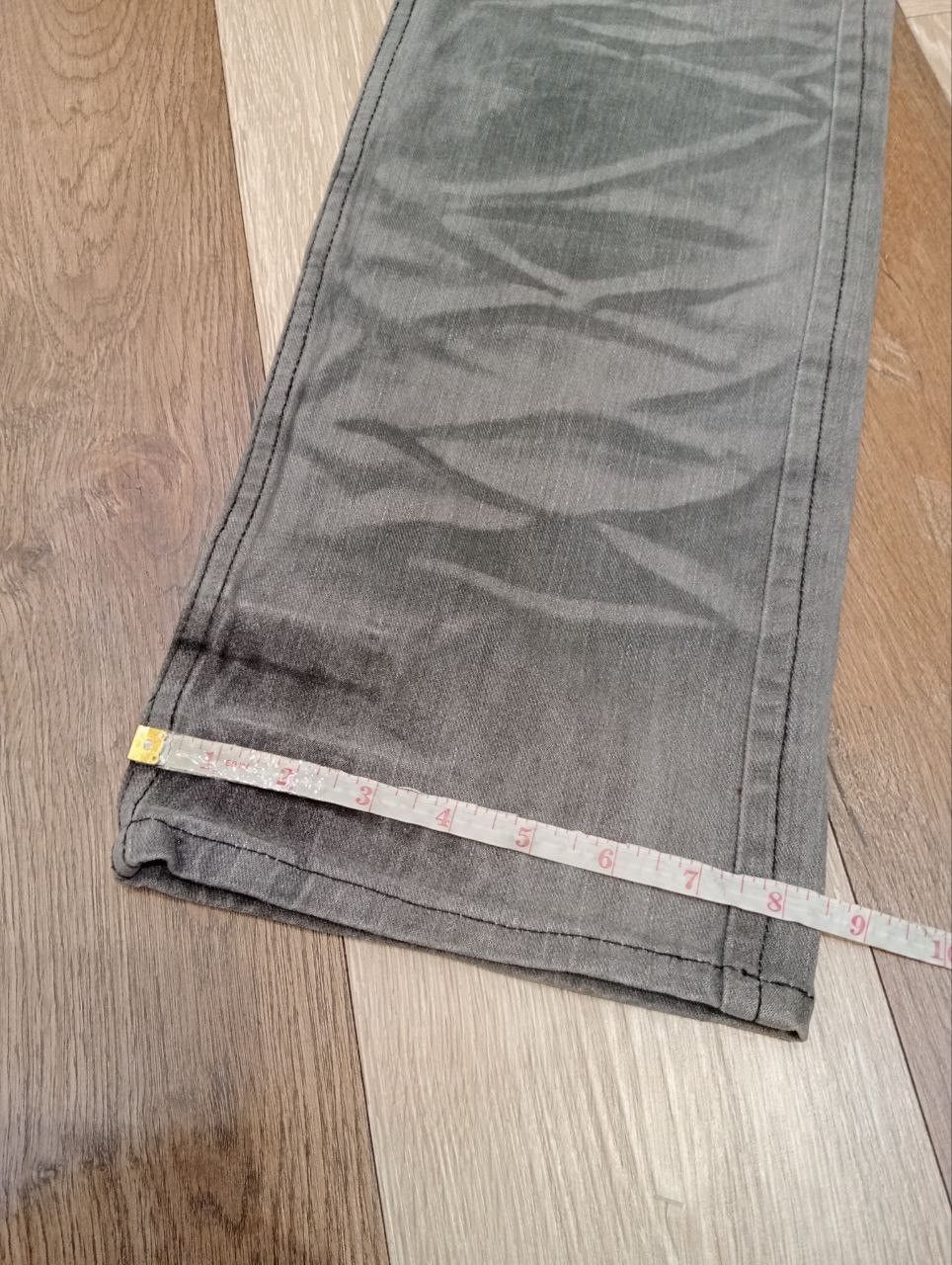 LOWBOX JAPANESE LOWBOX DISTRESSED CHARCOAL GRAY DENIM PANTS Size US 32 / EU 48 - 15 Thumbnail