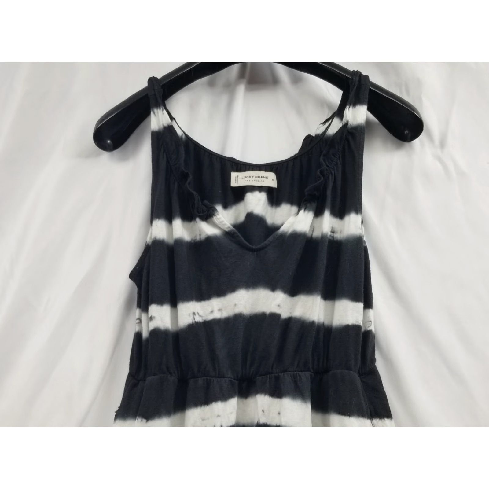 Lucky Brand Lucky Brand Women's Swimwear Sleeveless Stipped Black White Dress M Colorful Orange Distinctive Shaped Size M / US 6-8 / IT 42-44 - 3 Thumbnail