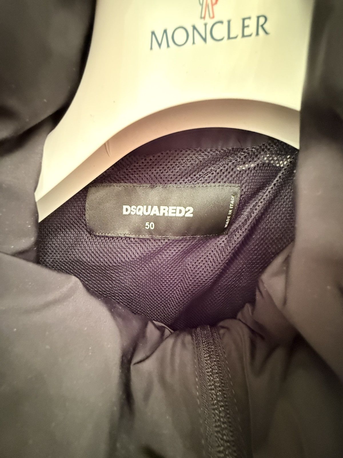 Dsquared2 Dsquared2 Logo Jacket Windbreaker Black 50 L RRP 699€ Size US M / EU 48-50 / 2 - 3 Thumbnail