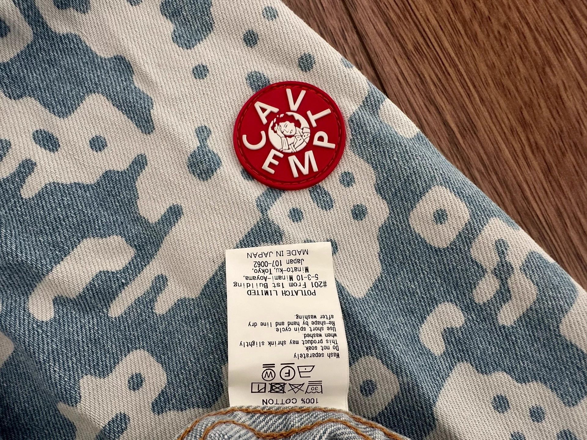 Cav Empt C.E CAVEMPT NOISE WASHED DENIM JACKET XL Size US XL / EU 56 / 4 - 4 Thumbnail