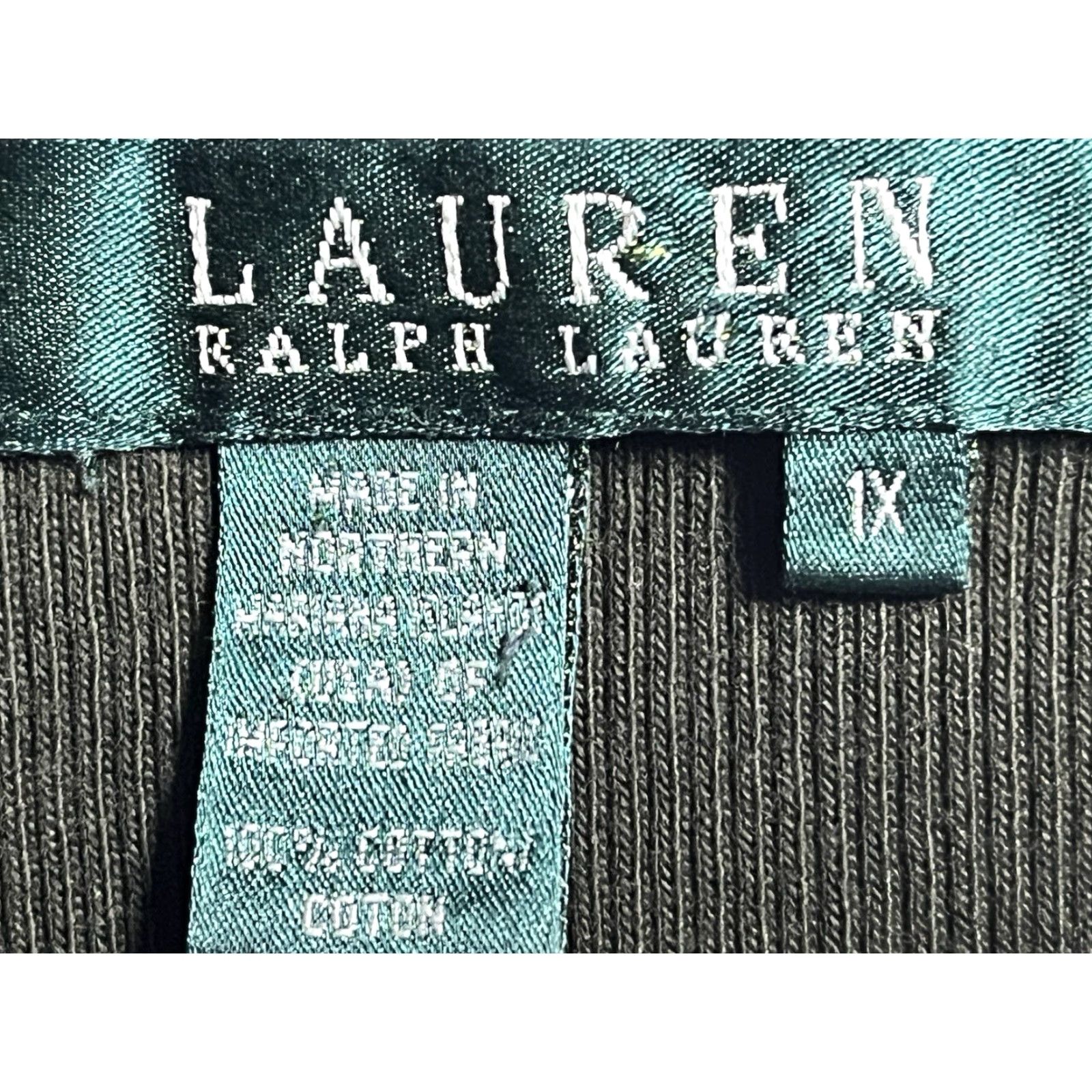 Ralph Lauren VINTAGE Polo Ralph Lauren Sweater Women 1X Green 1/4 Zip Knit Suede Elbow Patches Shirt Size XL / US 12-14 / IT 48-50 - 7 Thumbnail