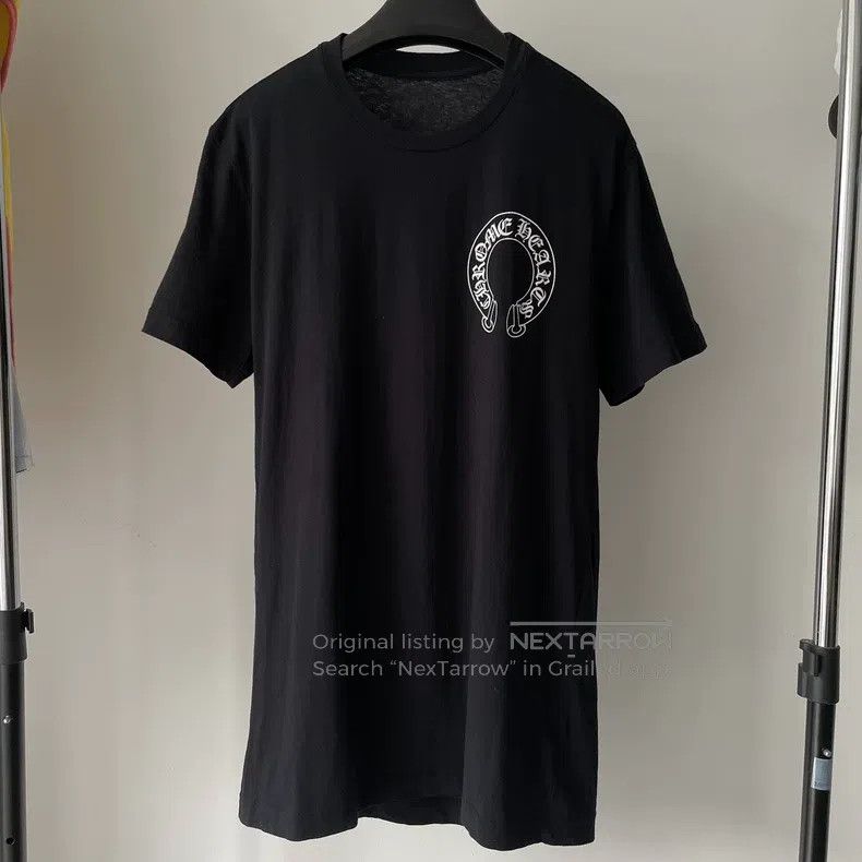 CHROME HEARTS Size S Black horseshoe MattyBoy villain graff