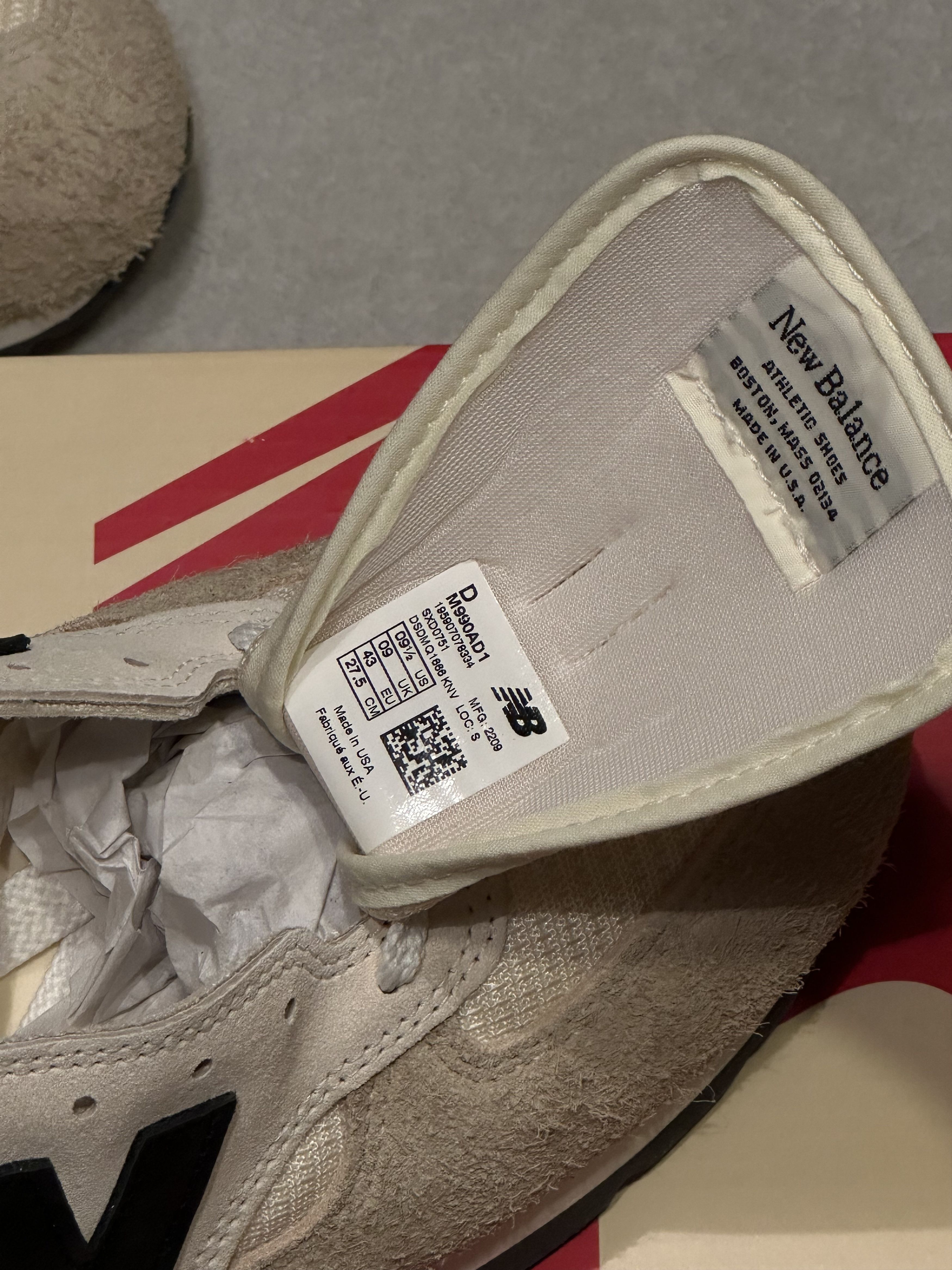 New Balance New Balance 990AD1 Size US 9.5 / EU 42-43 - 4 Thumbnail