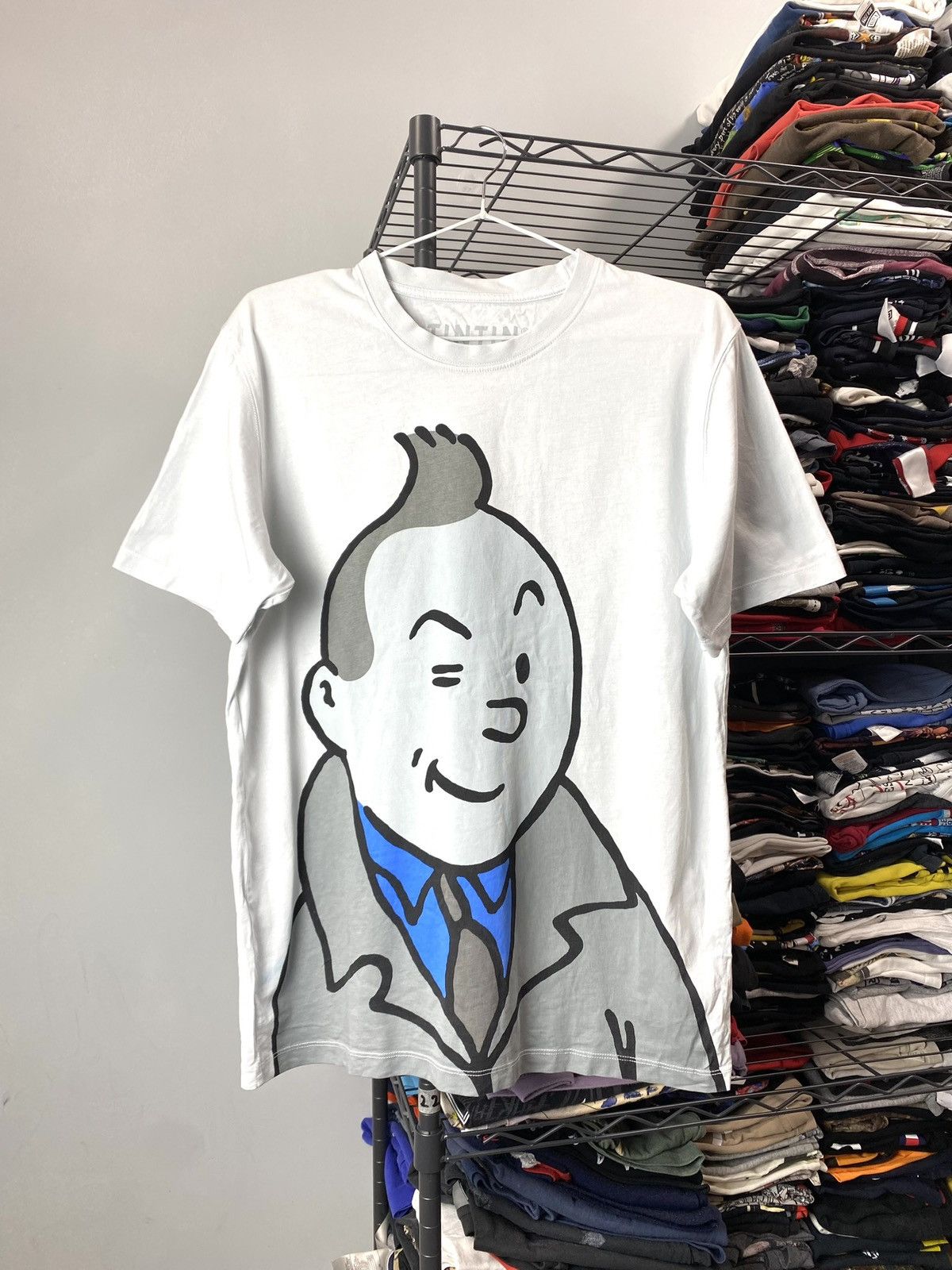 Vintage Vintage 2000’s Tin Tin T Shirt Cartoon Comics Size US S / EU 44-46 / 1 - 1 Thumbnail