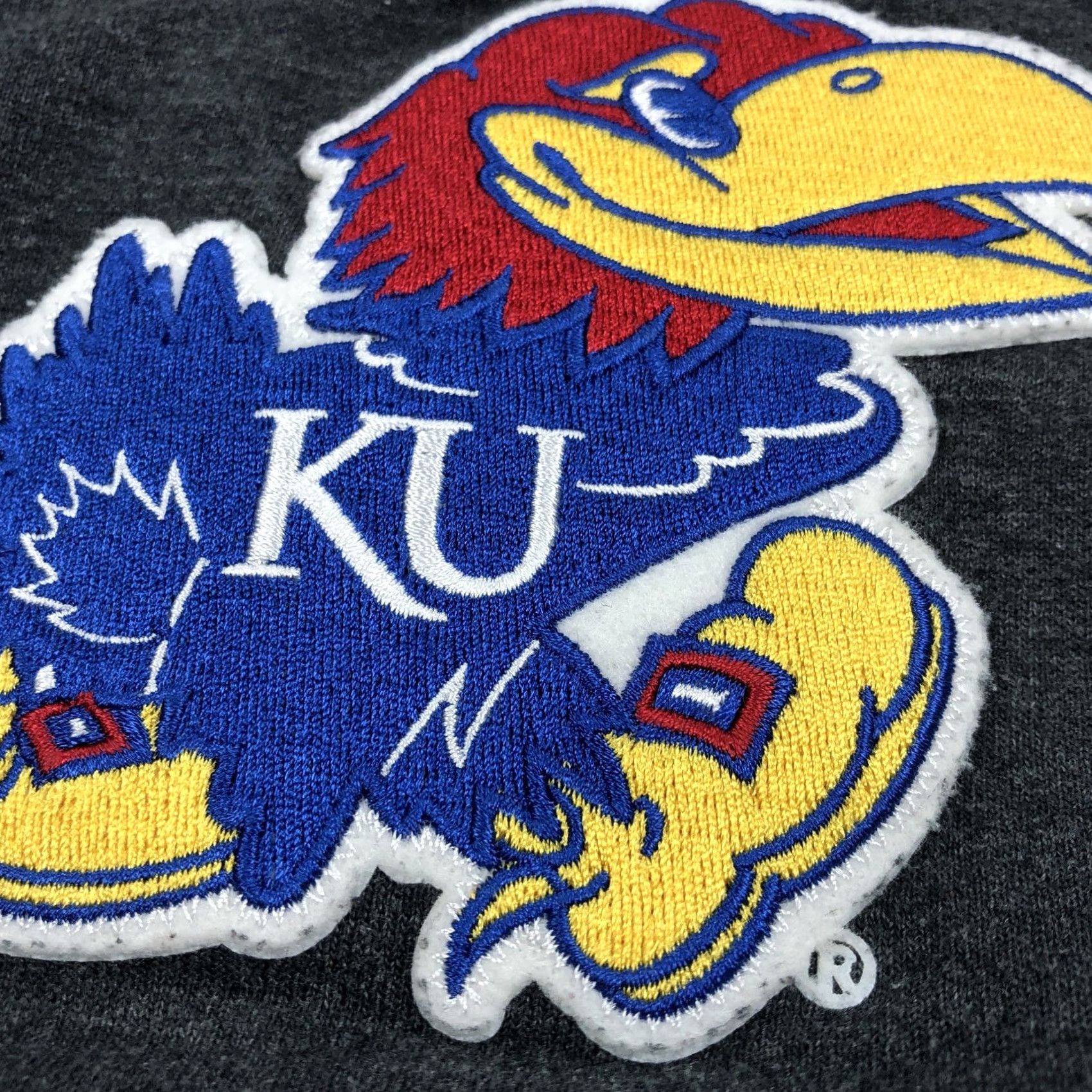 Champion Champion Kansas Jayhawks Hoodie Men's S Dark Gray Pullover Sweatshirt NCAA Size US S / EU 44-46 / 1 - 3 Thumbnail