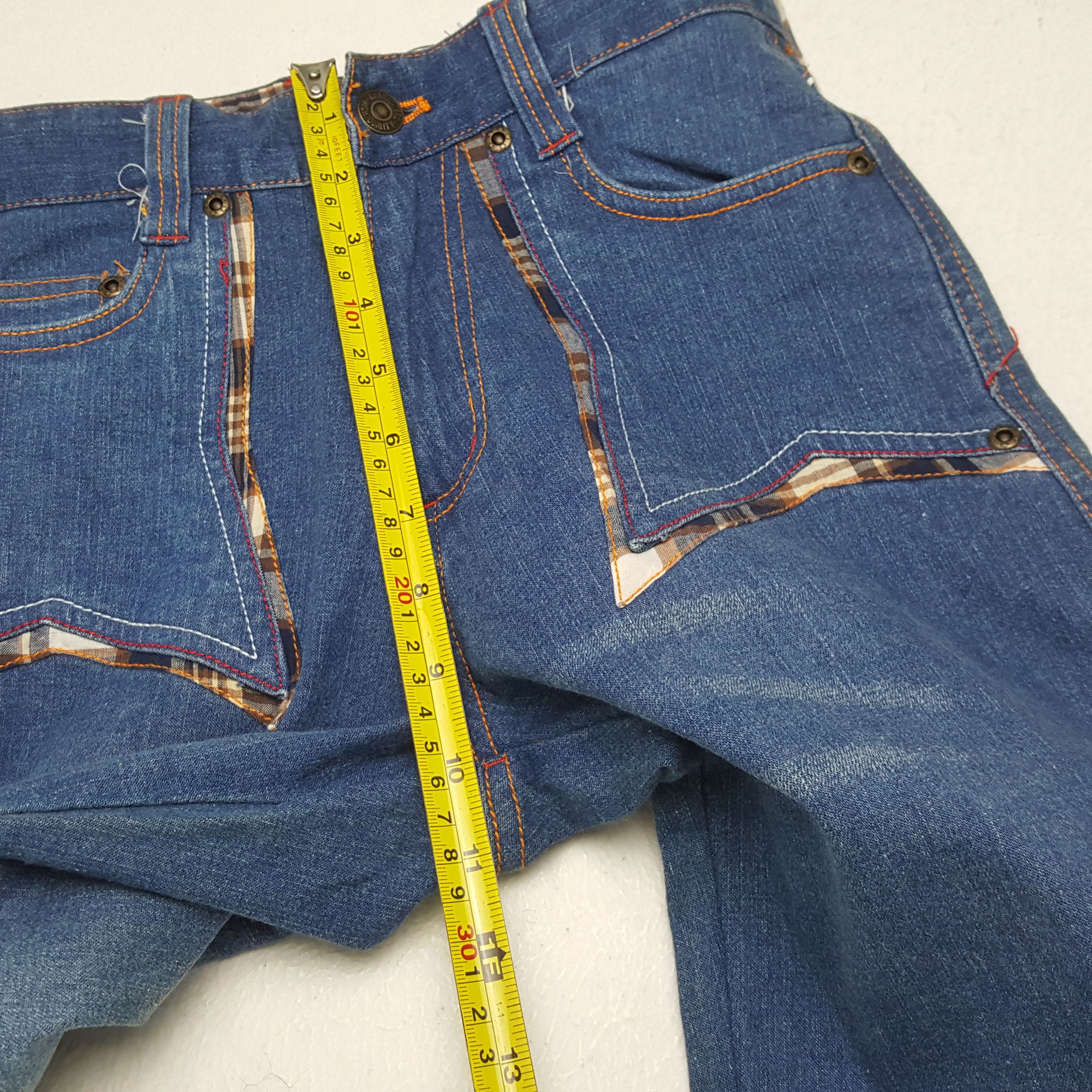 Vintage SKULLS XYZ Fashion Style Skulls Design Streetwear Jeans Size US 26 / EU 42 - 8 Thumbnail