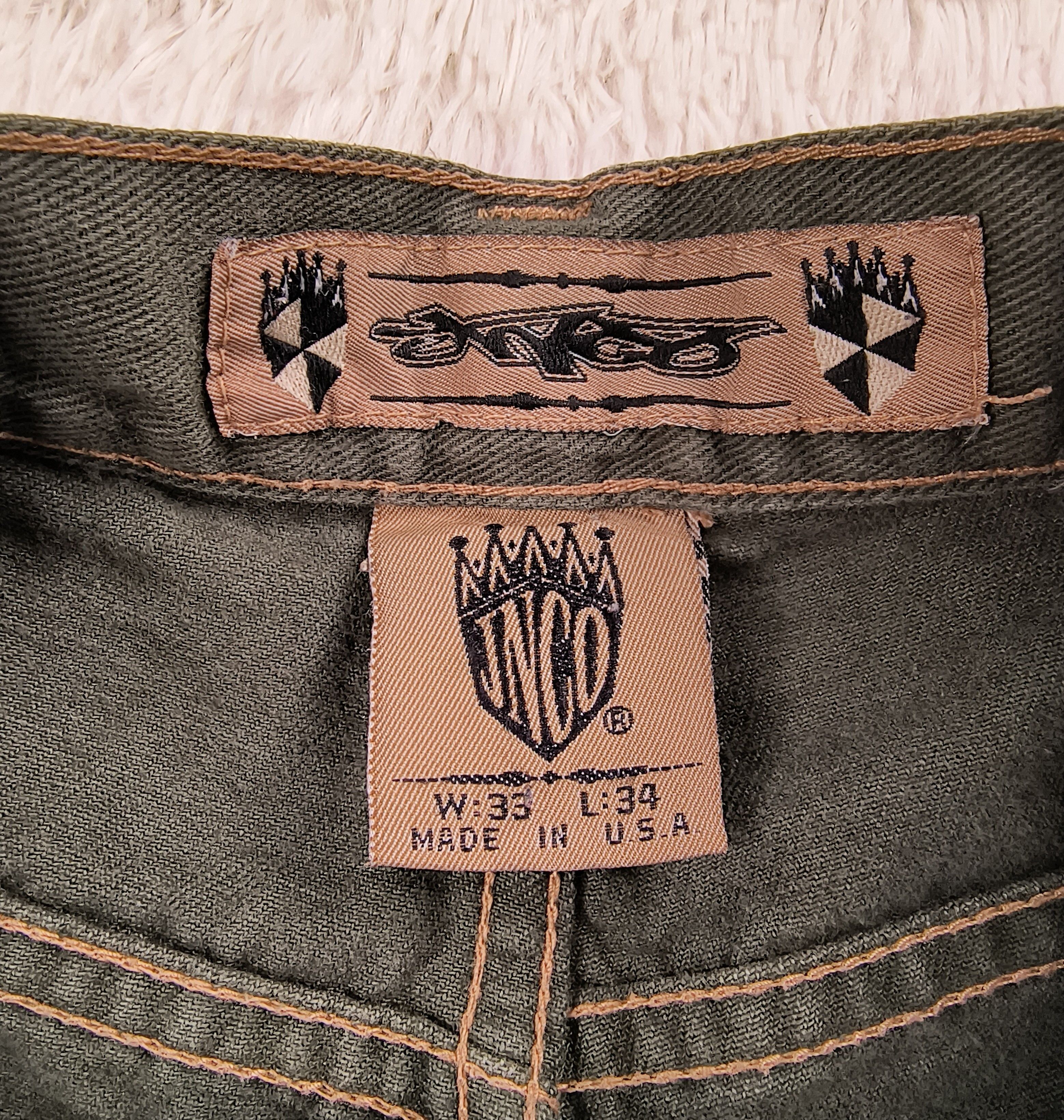 JNCO Vintage JNCO olive denim jeans Size US 33 - 7 Thumbnail