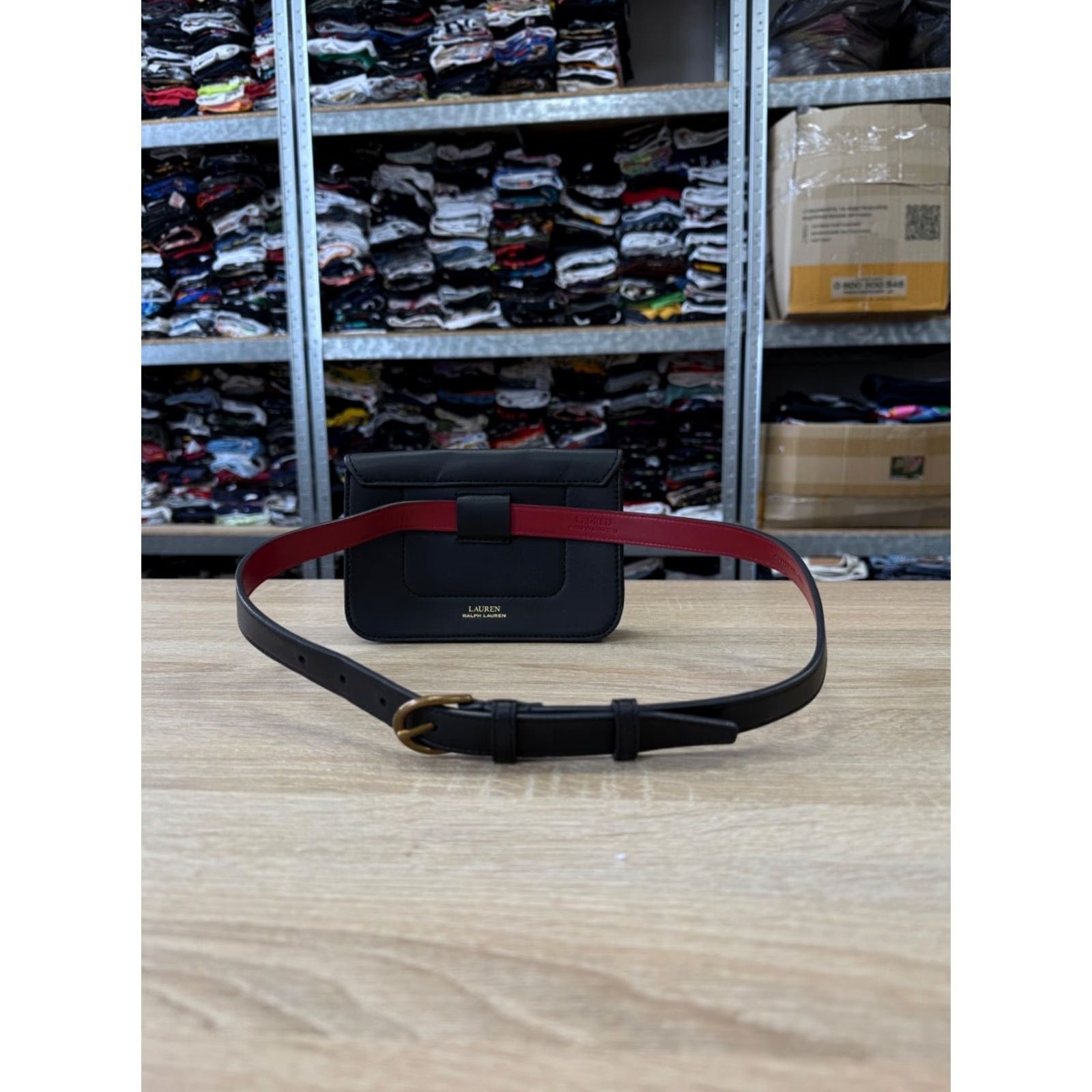 Ralph Lauren Lauren Ralph Lauren Millbrook Belt Bag XS Black Retro Hype Y2K Womens Bag Size ONE SIZE - 2 Thumbnail
