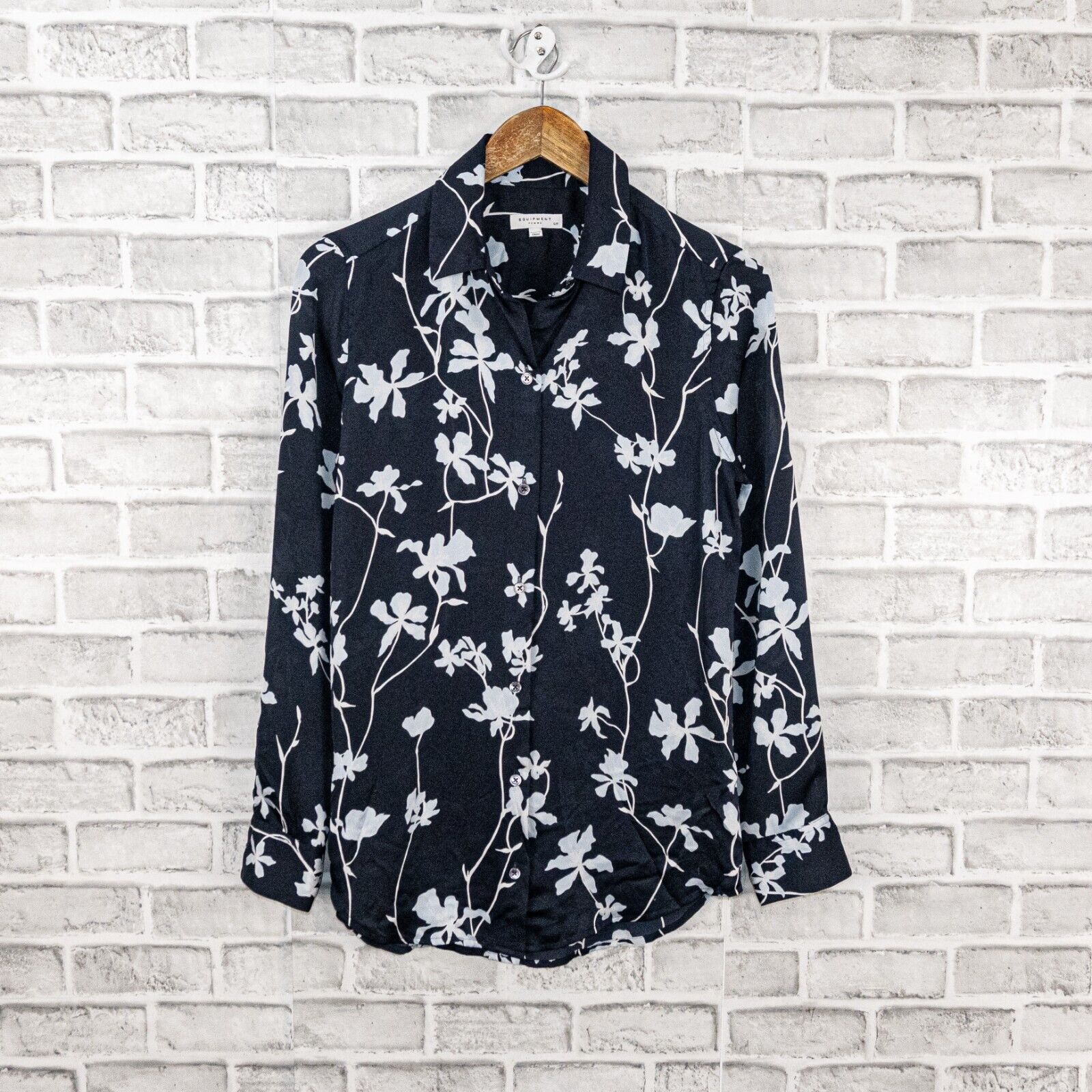 Equipment Equipment Femme Essential Floral Shirt Eclipse Multi Small Size S / US 4 / IT 40 - 9 Thumbnail