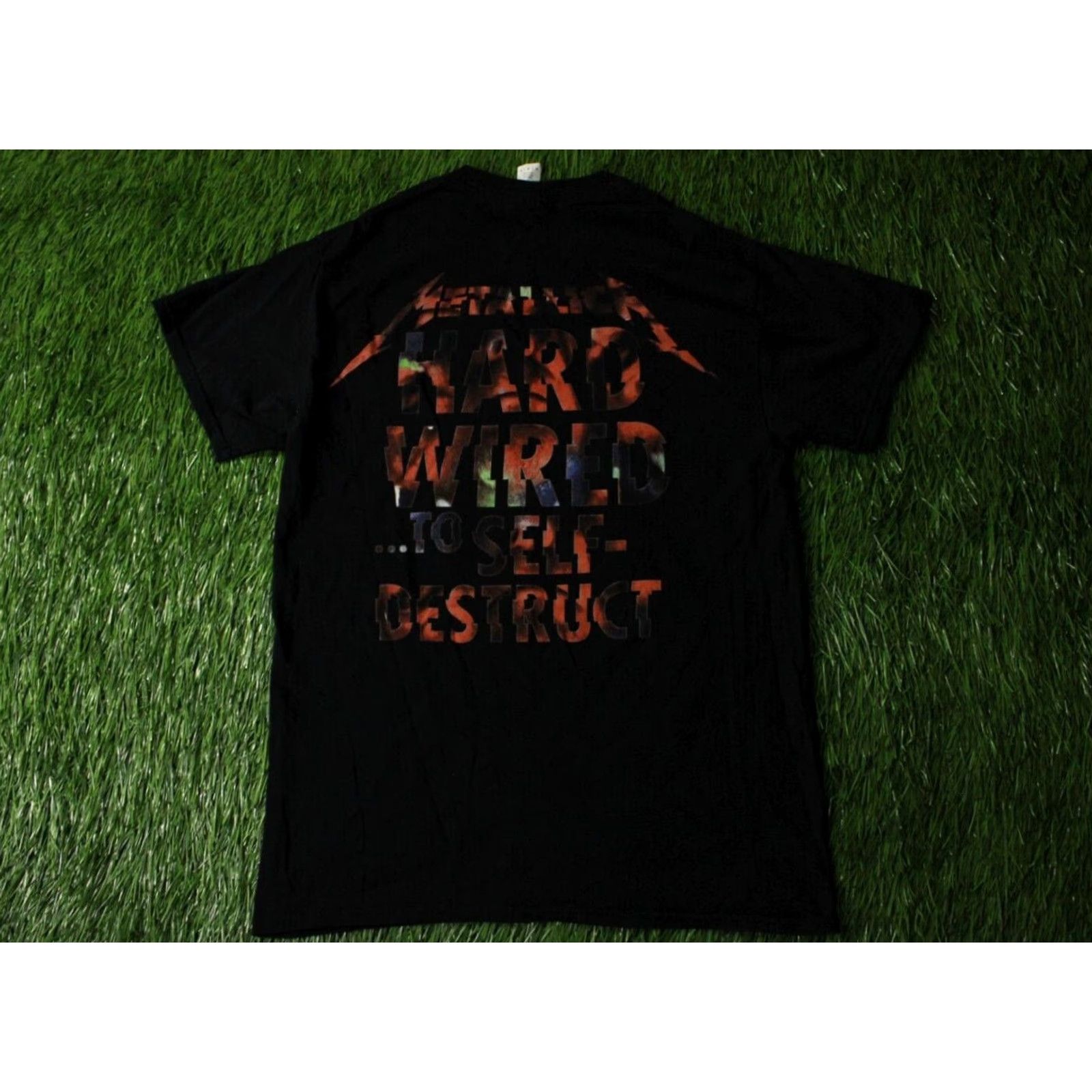 Gildan METALICA HARD WARED TO SELE DESTRUCT SHIRT Gildan 2017 Adult M Black Mens Shirt Size US M / EU 48-50 / 2 - 2 Thumbnail