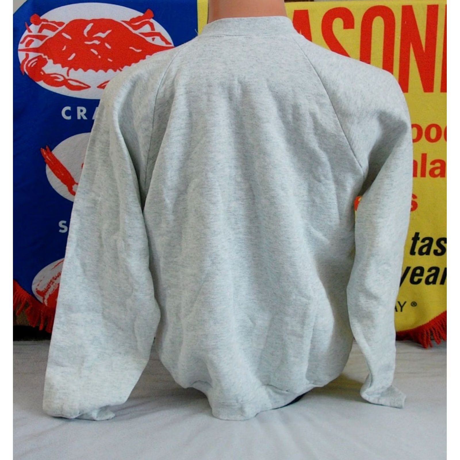 Fruit Of The Loom VTG Czech Nationalities crewneck Sweatshirt Men's XL Gray Graphic Print 90s Beer Patriotic Fruit of the Loom Mens XL Size US XL / EU 56 / 4 - 5 Thumbnail