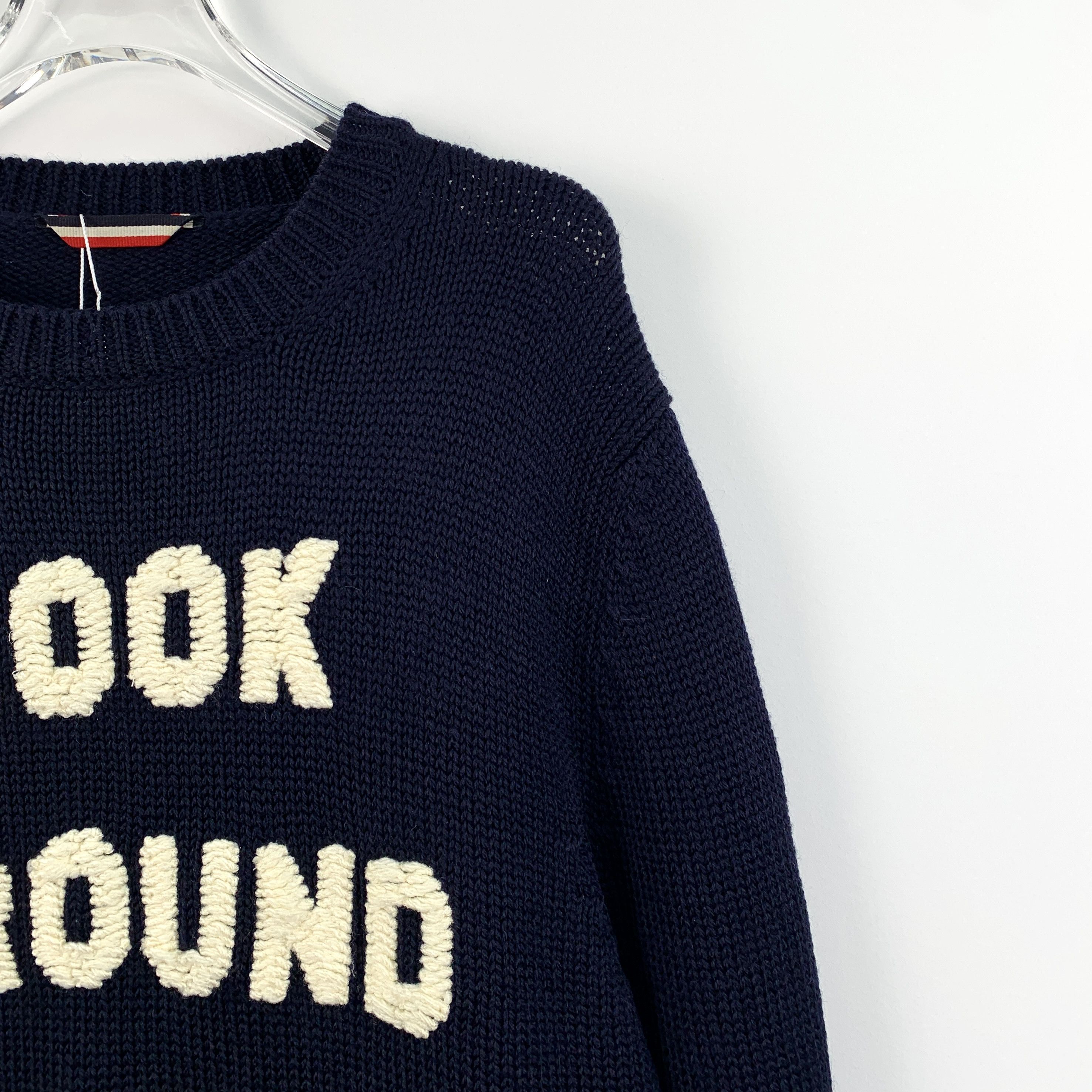 Moncler Moncler Wool Sweater – Navy Lette Crewneck (Size M) Size US M / EU 48-50 / 2 - 7 Thumbnail