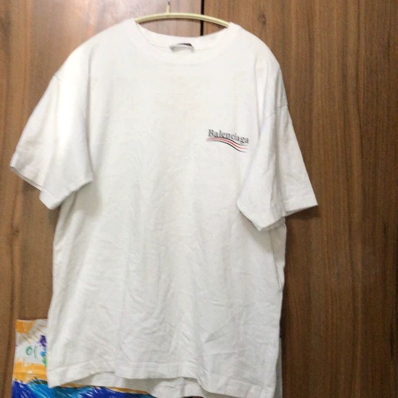 Balenciaga Balenciaga Embroidered Coke Logo Short Sleeve T-Shirt Size US XXS / EU 40 - 1 Thumbnail