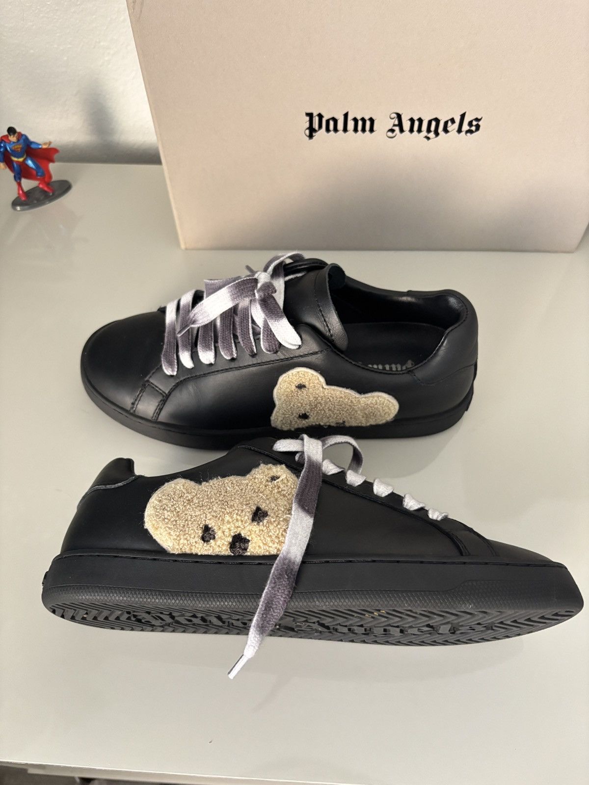 Palm Angels Palm angel teddy bear, black & beige Size US 5 / IT 35 - 2 Thumbnail